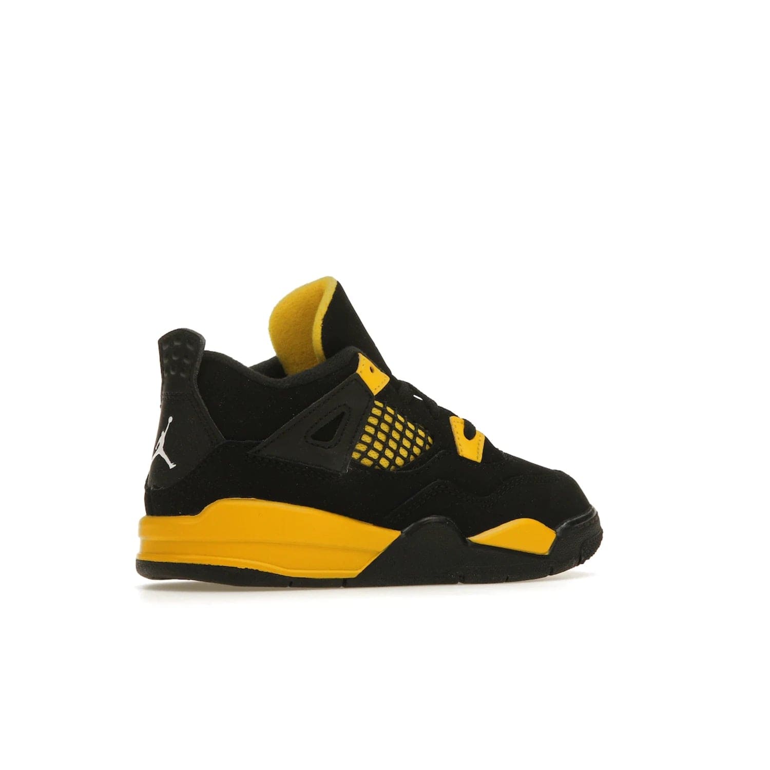 Jordan 4 Retro Thunder (2023) (TD) - Image 34 - Only at www.BallersClubKickz.com - Introducing the Jordan 4 Retro Thunder (2023) (TD): All-Black upper with Tour Yellow accents & Nike Air cushioning. Releasing in 2023.