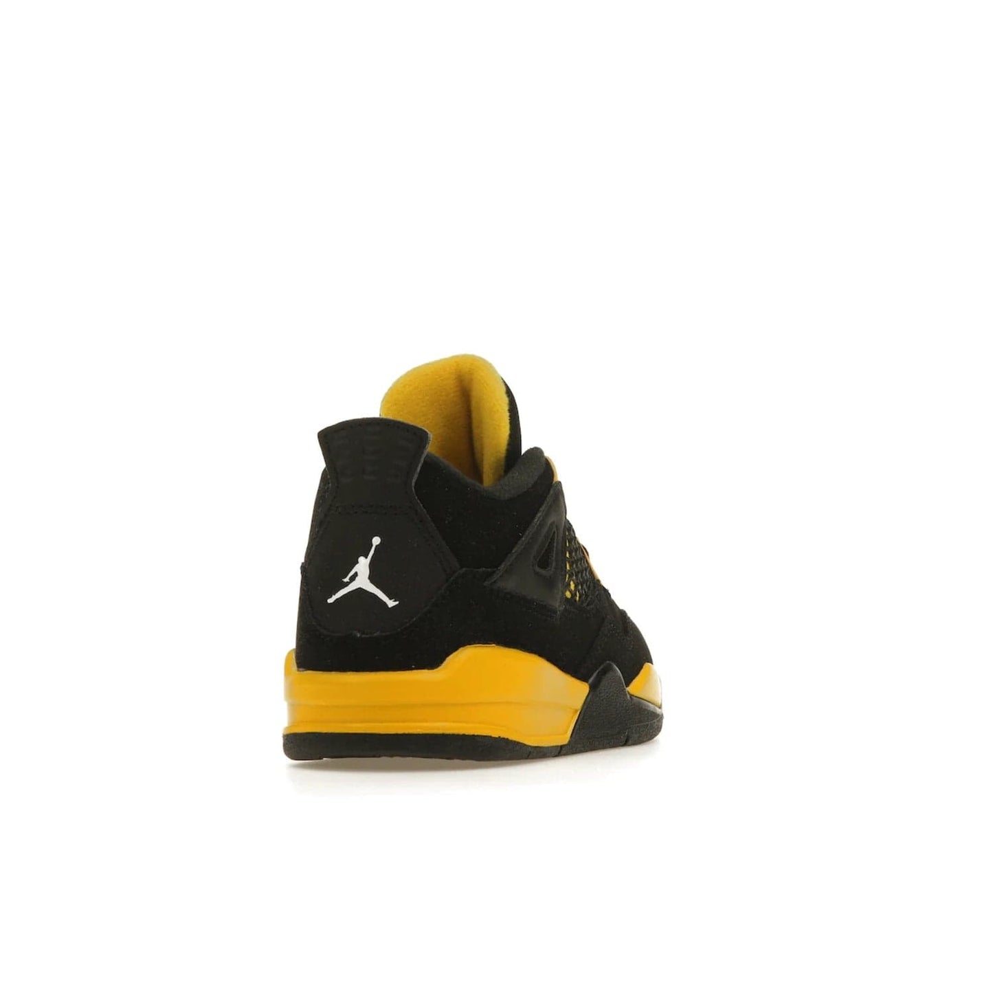 Jordan 4 Retro Thunder (2023) (TD) - Image 30 - Only at www.BallersClubKickz.com - Introducing the Jordan 4 Retro Thunder (2023) (TD): All-Black upper with Tour Yellow accents & Nike Air cushioning. Releasing in 2023.