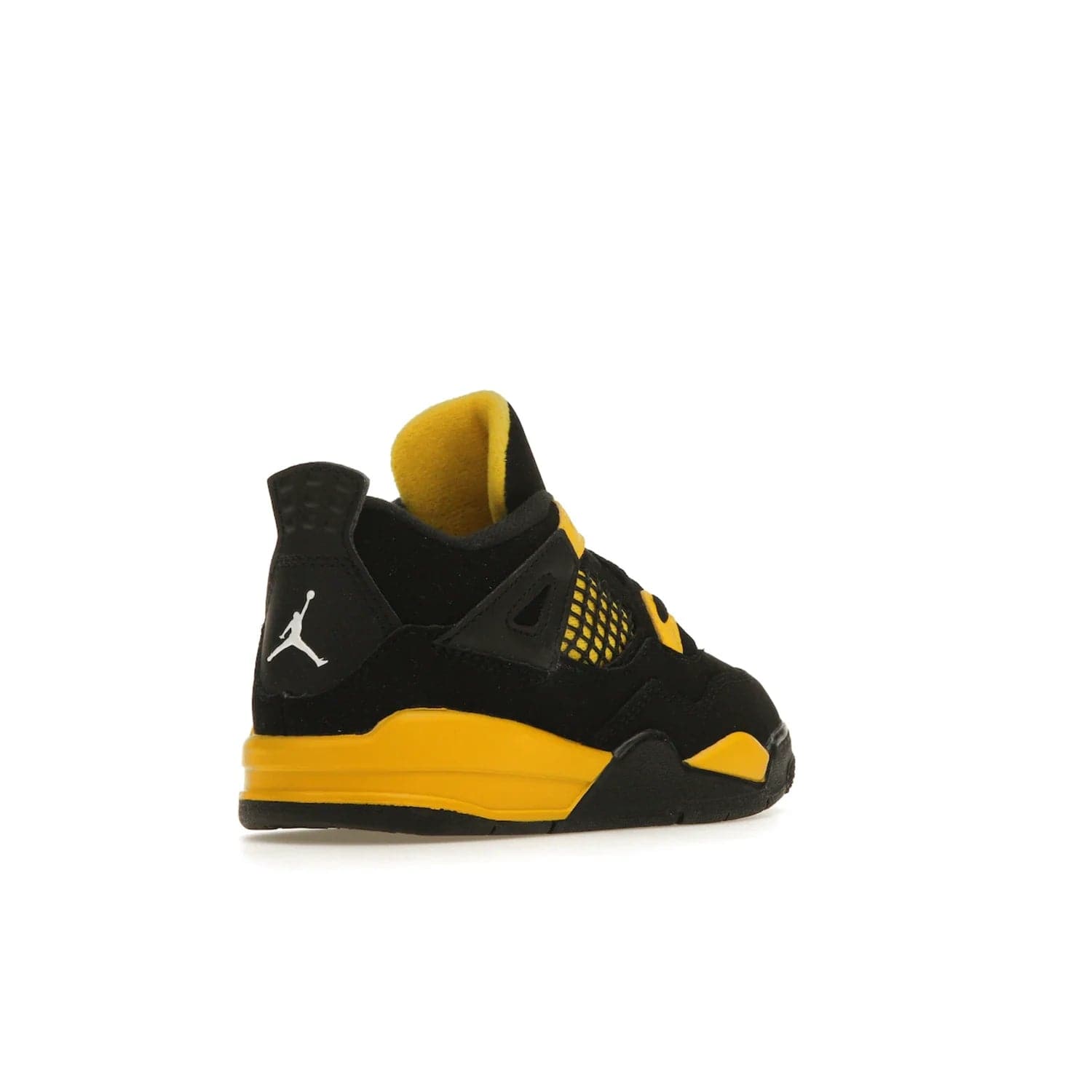 Jordan 4 Retro Thunder (2023) (TD) - Image 32 - Only at www.BallersClubKickz.com - Introducing the Jordan 4 Retro Thunder (2023) (TD): All-Black upper with Tour Yellow accents & Nike Air cushioning. Releasing in 2023.