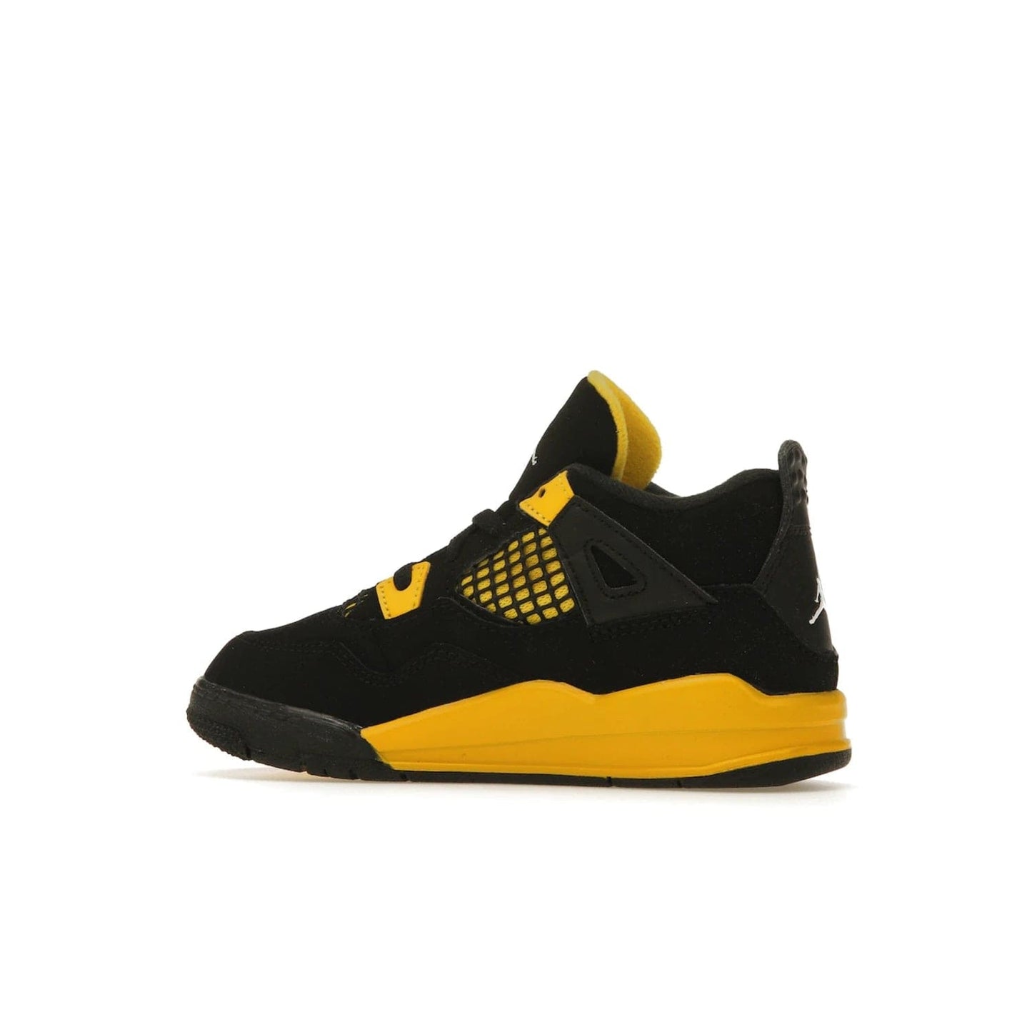 Jordan 4 Retro Thunder (2023) (TD) - Image 21 - Only at www.BallersClubKickz.com - Introducing the Jordan 4 Retro Thunder (2023) (TD): All-Black upper with Tour Yellow accents & Nike Air cushioning. Releasing in 2023.