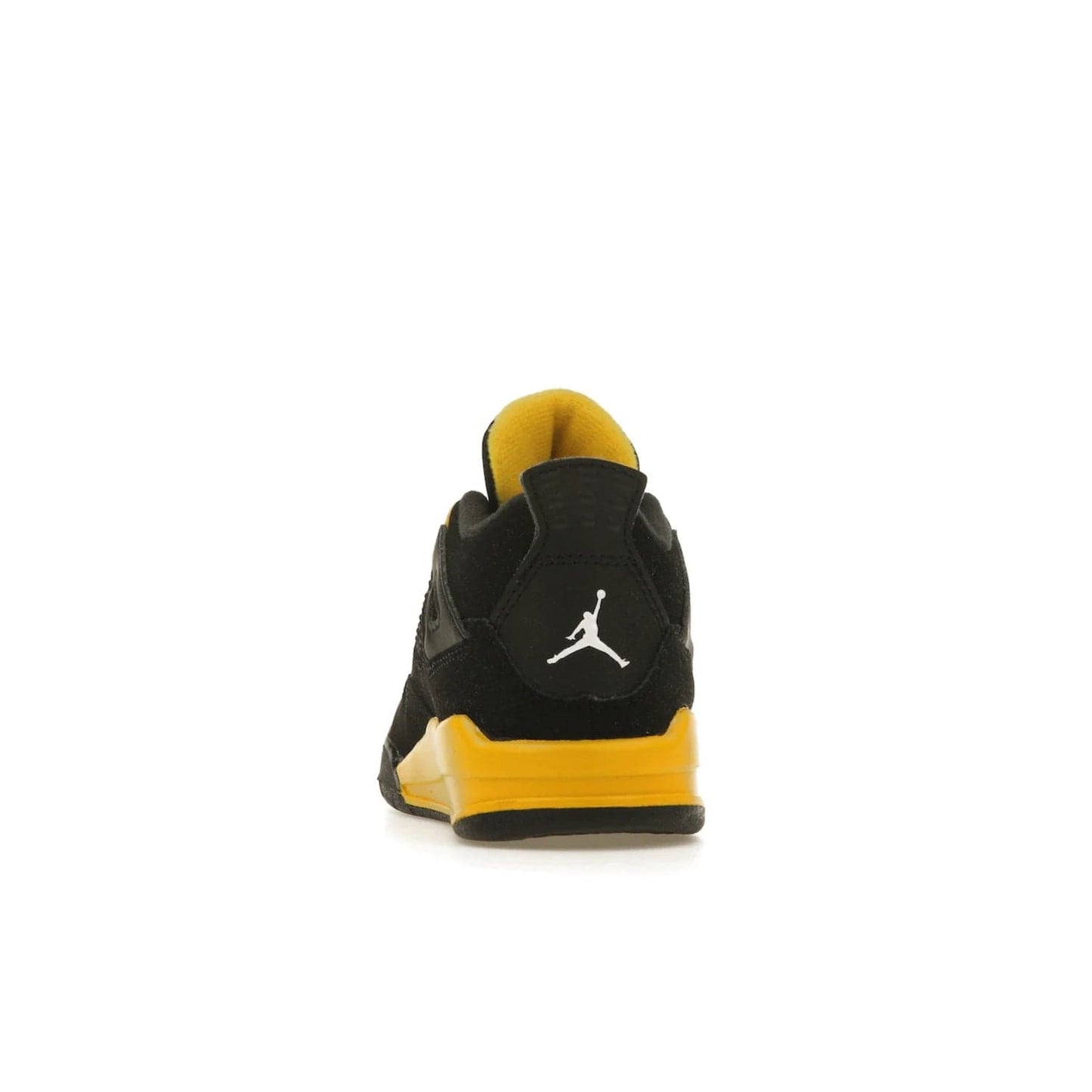Jordan 4 Retro Thunder (2023) (TD) - Image 27 - Only at www.BallersClubKickz.com - Introducing the Jordan 4 Retro Thunder (2023) (TD): All-Black upper with Tour Yellow accents & Nike Air cushioning. Releasing in 2023.
