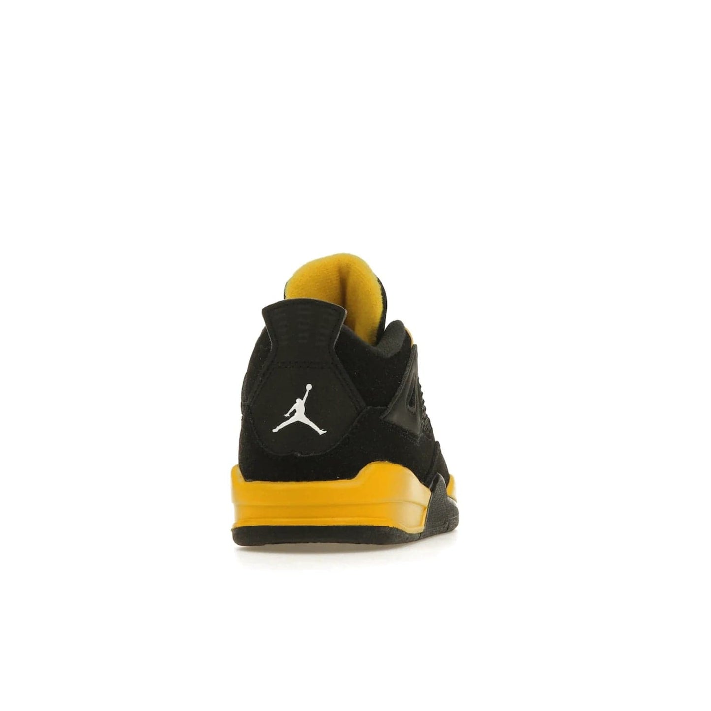 Jordan 4 Retro Thunder (2023) (TD) - Image 29 - Only at www.BallersClubKickz.com - Introducing the Jordan 4 Retro Thunder (2023) (TD): All-Black upper with Tour Yellow accents & Nike Air cushioning. Releasing in 2023.