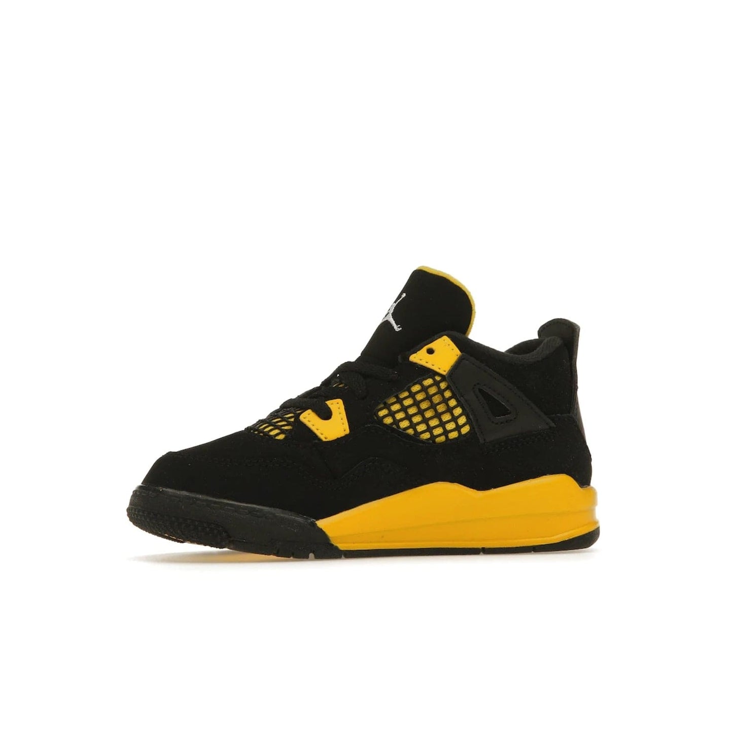 Jordan 4 Retro Thunder (2023) (TD) - Image 17 - Only at www.BallersClubKickz.com - Introducing the Jordan 4 Retro Thunder (2023) (TD): All-Black upper with Tour Yellow accents & Nike Air cushioning. Releasing in 2023.