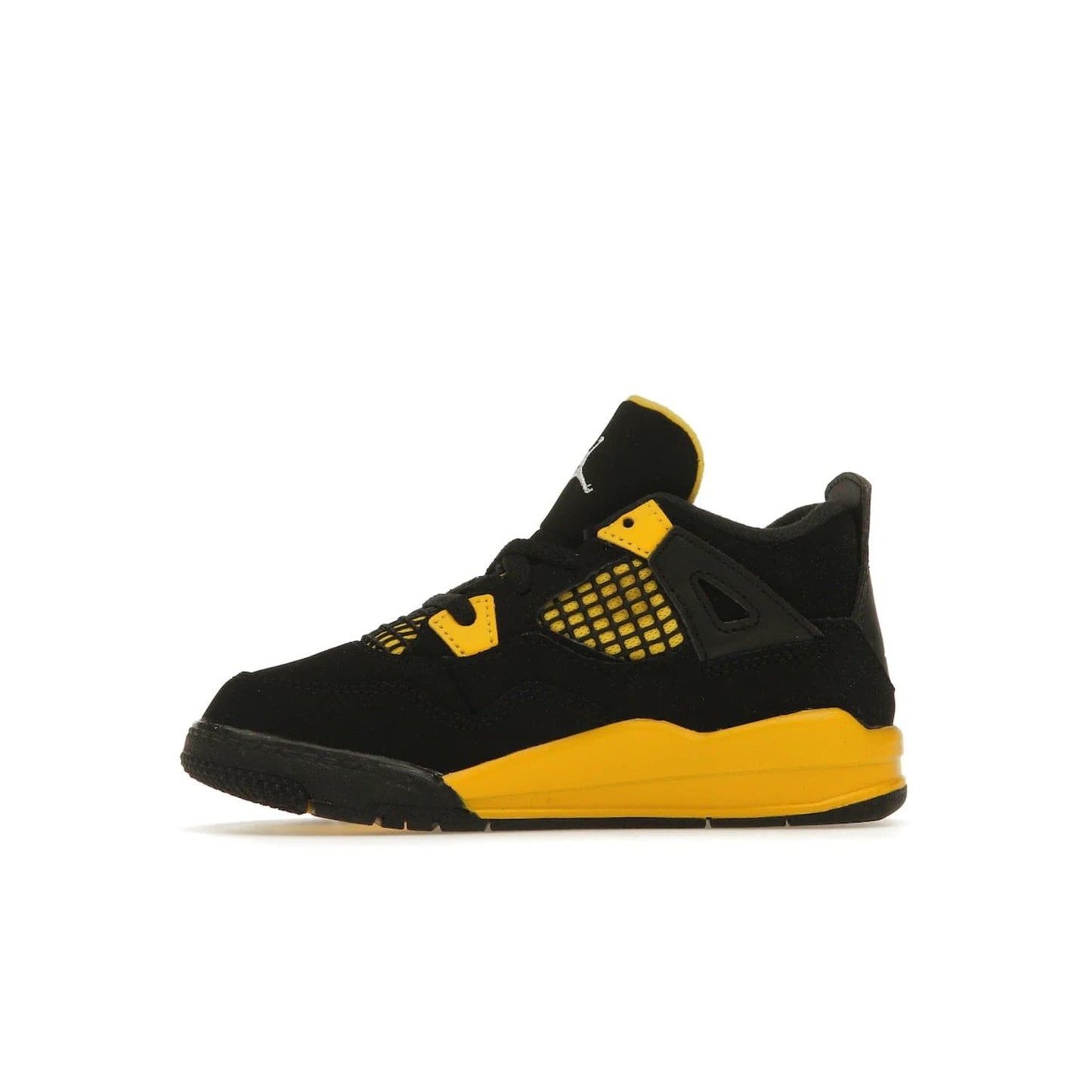 Jordan 4 Retro Thunder (2023) (TD) - Image 18 - Only at www.BallersClubKickz.com - Introducing the Jordan 4 Retro Thunder (2023) (TD): All-Black upper with Tour Yellow accents & Nike Air cushioning. Releasing in 2023.