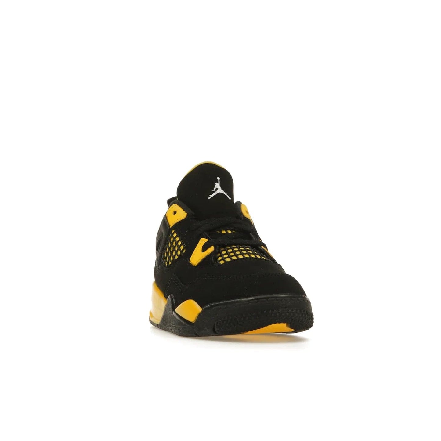 Jordan 4 Retro Thunder (2023) (TD) - Image 8 - Only at www.BallersClubKickz.com - Introducing the Jordan 4 Retro Thunder (2023) (TD): All-Black upper with Tour Yellow accents & Nike Air cushioning. Releasing in 2023.
