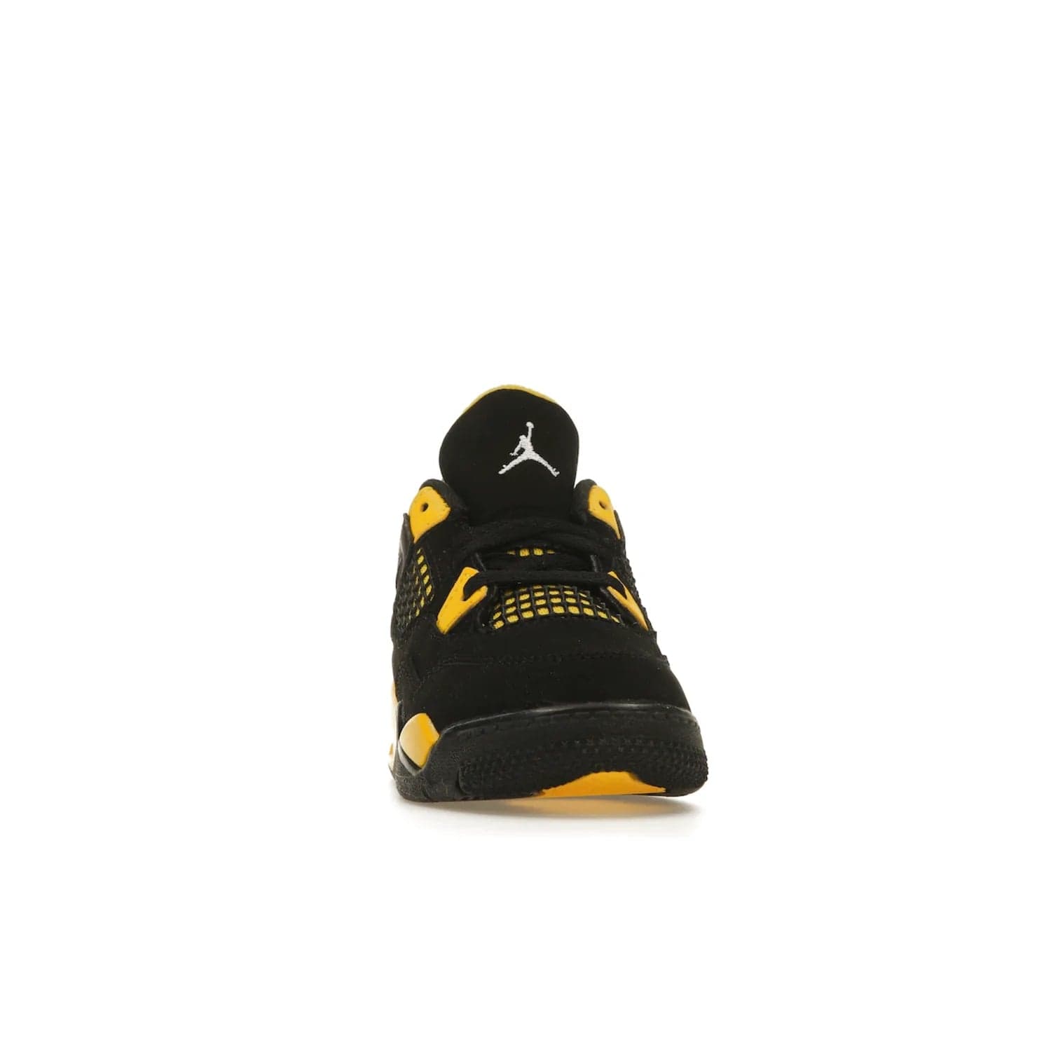 Jordan 4 Retro Thunder (2023) (TD) - Image 9 - Only at www.BallersClubKickz.com - Introducing the Jordan 4 Retro Thunder (2023) (TD): All-Black upper with Tour Yellow accents & Nike Air cushioning. Releasing in 2023.