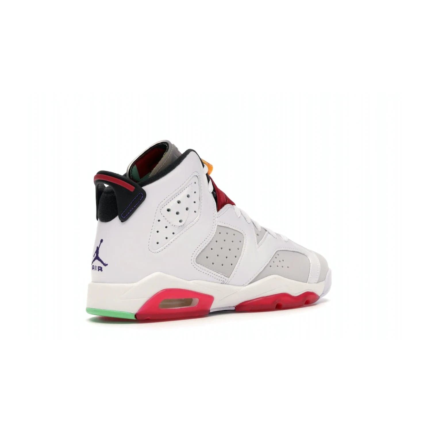 Jordan 6 Retro Hare (GS) - Image 33 - Only at www.BallersClubKickz.com - The Air Jordan 6 Hare GS. Comfortable suede upper, perforations, red pods, two-tone midsole, and signature "Jumpman" emblem. Released 17 June 2020. Perfect for any sneakerhead.