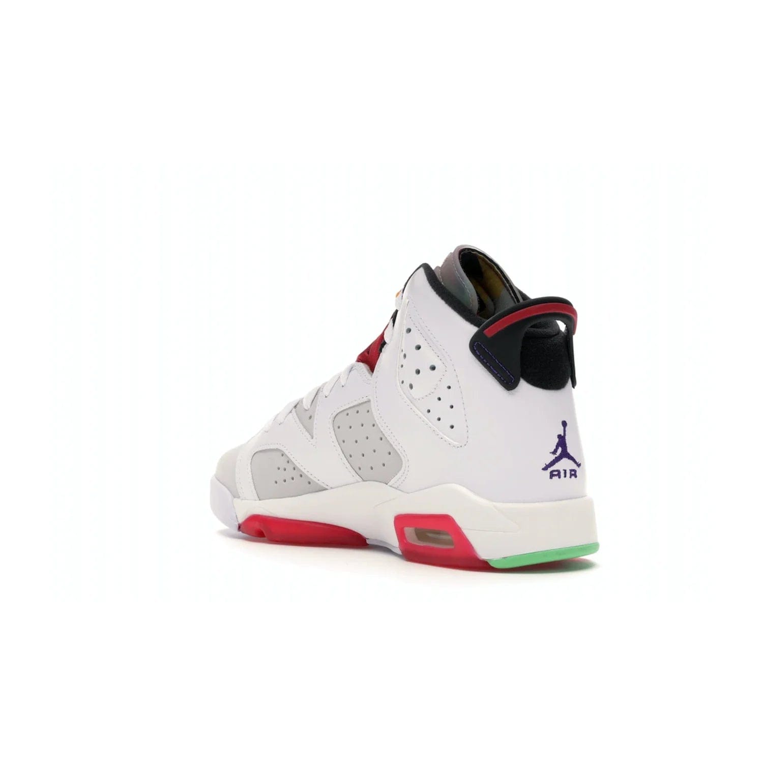 Jordan 6 Retro Hare (GS) - Image 24 - Only at www.BallersClubKickz.com - The Air Jordan 6 Hare GS. Comfortable suede upper, perforations, red pods, two-tone midsole, and signature "Jumpman" emblem. Released 17 June 2020. Perfect for any sneakerhead.