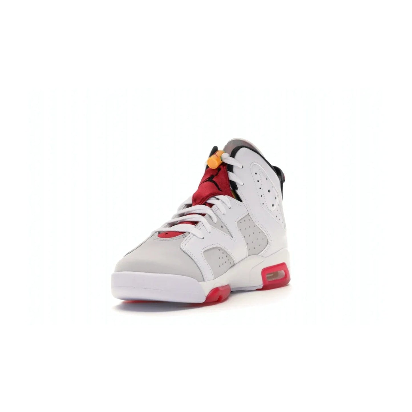 Jordan 6 Retro Hare (GS) - Image 13 - Only at www.BallersClubKickz.com - The Air Jordan 6 Hare GS. Comfortable suede upper, perforations, red pods, two-tone midsole, and signature "Jumpman" emblem. Released 17 June 2020. Perfect for any sneakerhead.
