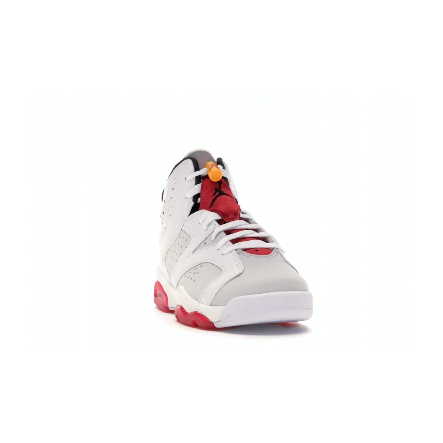 Jordan 6 Retro Hare (GS) - Image 8 - Only at www.BallersClubKickz.com - The Air Jordan 6 Hare GS. Comfortable suede upper, perforations, red pods, two-tone midsole, and signature "Jumpman" emblem. Released 17 June 2020. Perfect for any sneakerhead.