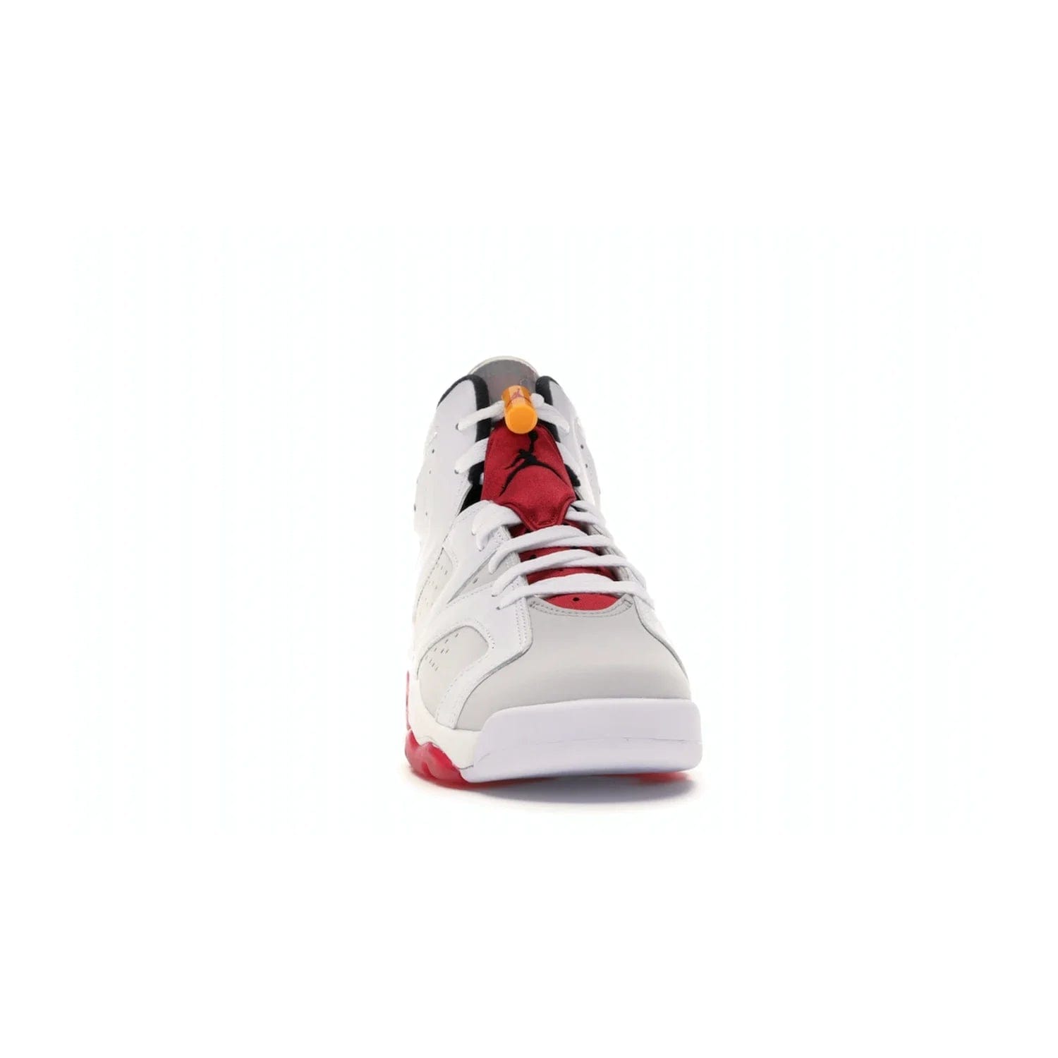 Jordan 6 Retro Hare (GS) - Image 9 - Only at www.BallersClubKickz.com - The Air Jordan 6 Hare GS. Comfortable suede upper, perforations, red pods, two-tone midsole, and signature "Jumpman" emblem. Released 17 June 2020. Perfect for any sneakerhead.