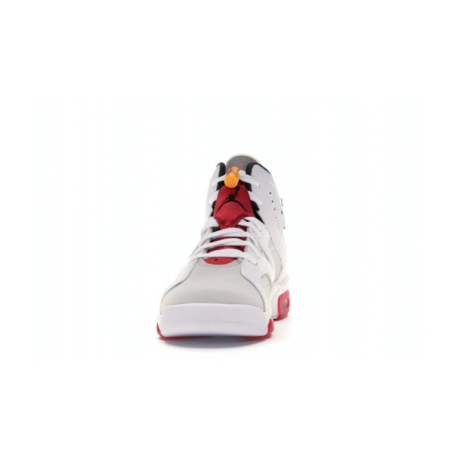Jordan 6 Retro Hare (GS) - Image 11 - Only at www.BallersClubKickz.com - The Air Jordan 6 Hare GS. Comfortable suede upper, perforations, red pods, two-tone midsole, and signature "Jumpman" emblem. Released 17 June 2020. Perfect for any sneakerhead.