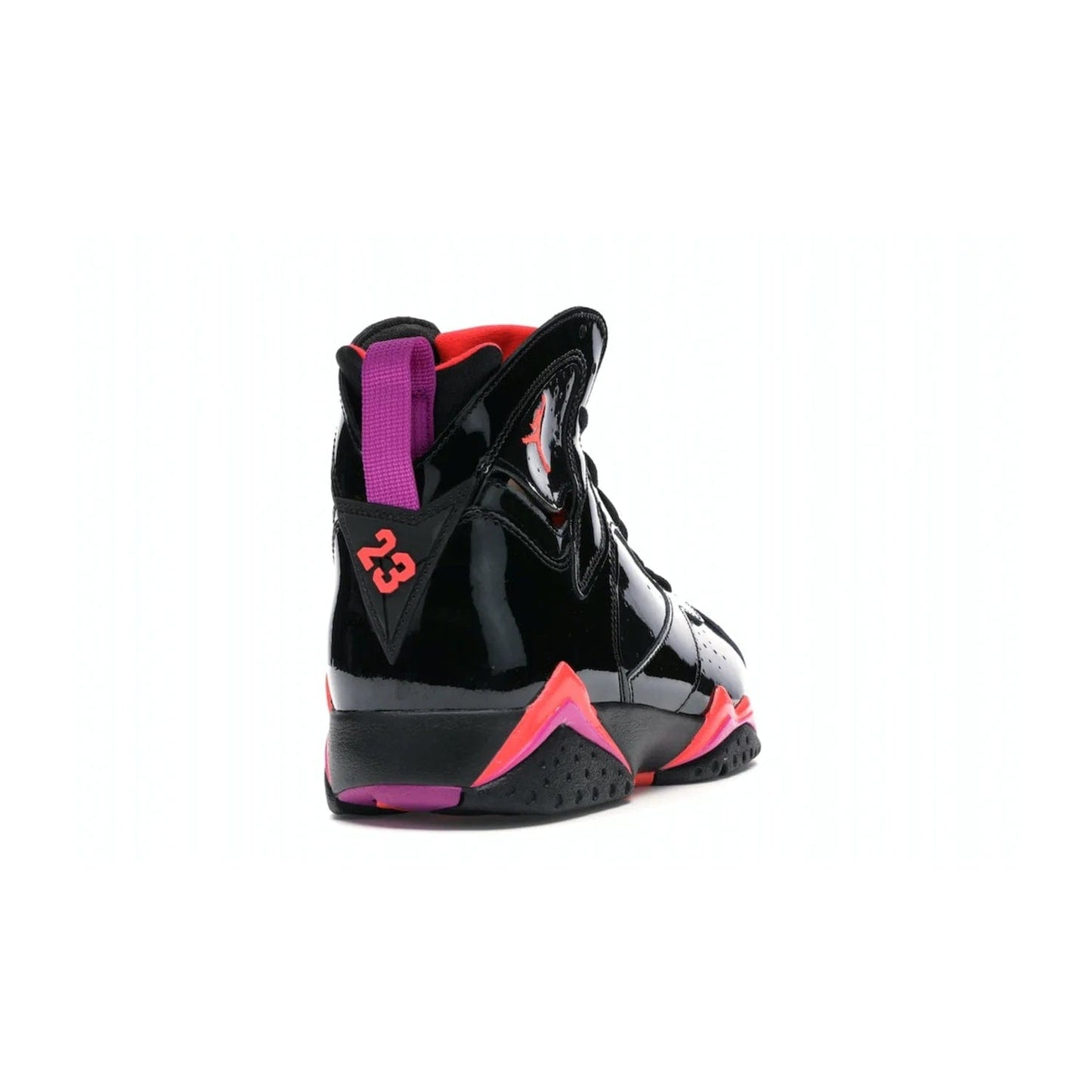 Jordan 7 Retro Black Patent (Women's) - Image 30 - Only at www.BallersClubKickz.com - #
Classic colorway! Shop the new Jordan 7 Retro Black Patent. Featuring a sleek combination of leather and patent leather upper, these shoes offer a bold yet luxurious look. Perfectly complete with a bright red Jumpman logo. Self-lacing Smart laces and Air-Sole cushion unit provide comfort and convenience.