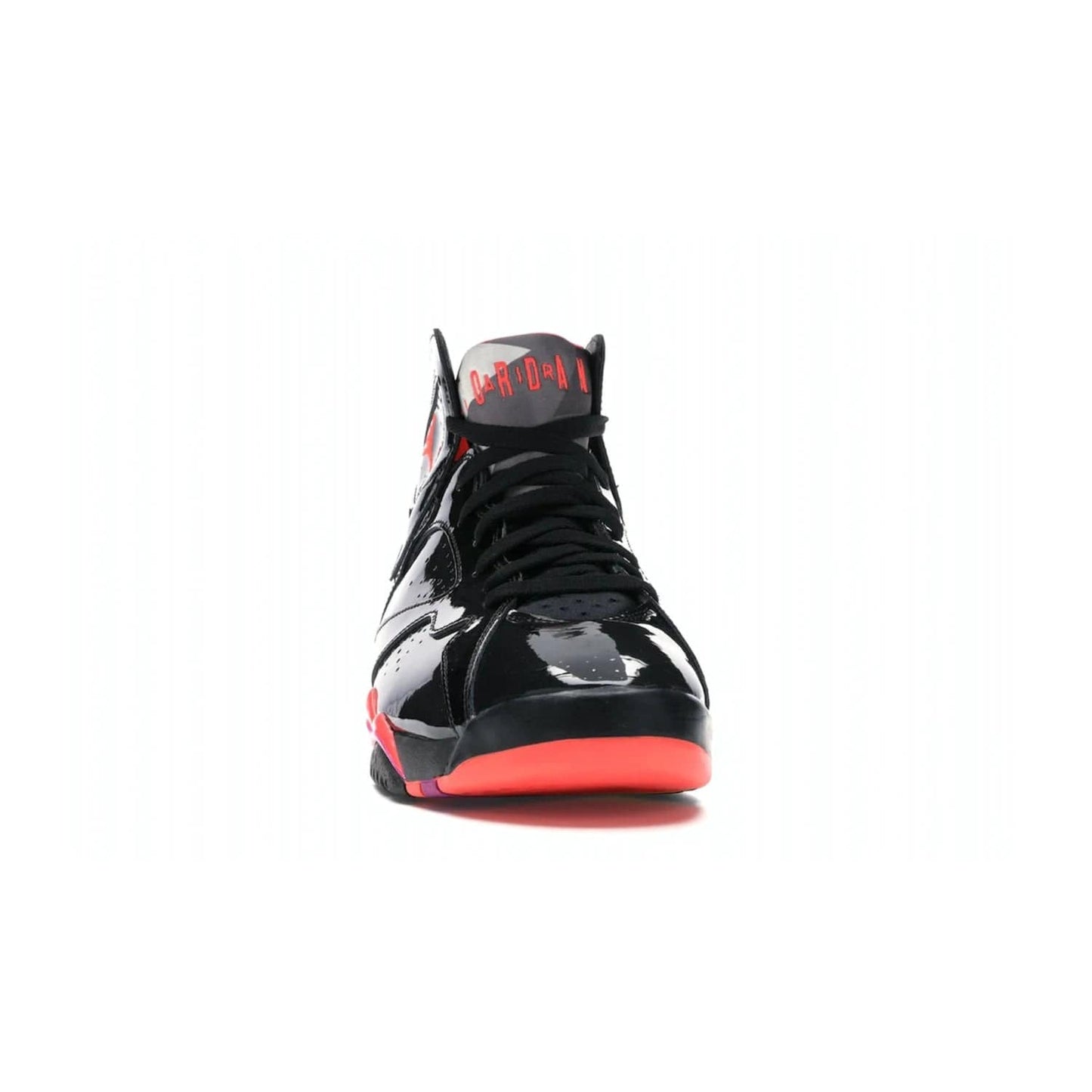Jordan 7 Retro Black Patent (Women's) - Image 9 - Only at www.BallersClubKickz.com - #
Classic colorway! Shop the new Jordan 7 Retro Black Patent. Featuring a sleek combination of leather and patent leather upper, these shoes offer a bold yet luxurious look. Perfectly complete with a bright red Jumpman logo. Self-lacing Smart laces and Air-Sole cushion unit provide comfort and convenience.