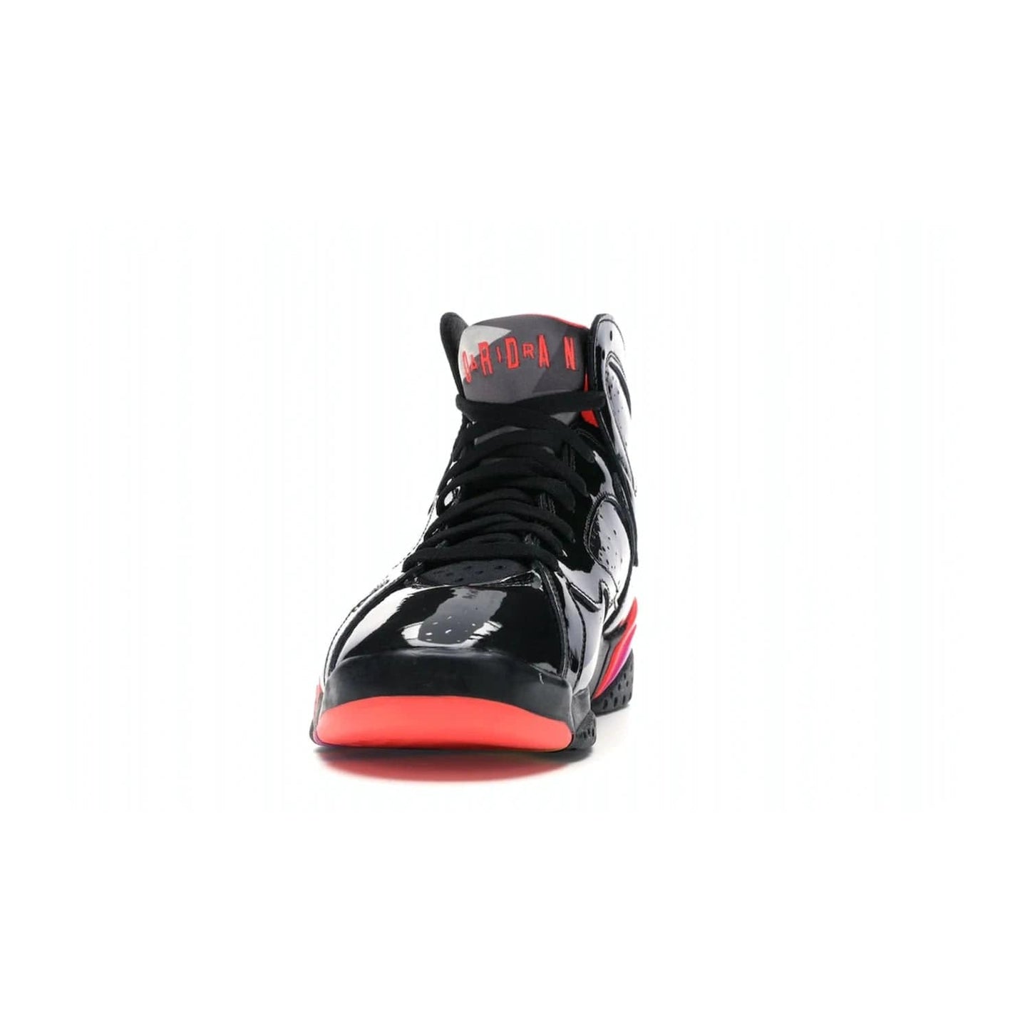 Jordan 7 Retro Black Patent (Women's) - Image 11 - Only at www.BallersClubKickz.com - #
Classic colorway! Shop the new Jordan 7 Retro Black Patent. Featuring a sleek combination of leather and patent leather upper, these shoes offer a bold yet luxurious look. Perfectly complete with a bright red Jumpman logo. Self-lacing Smart laces and Air-Sole cushion unit provide comfort and convenience.