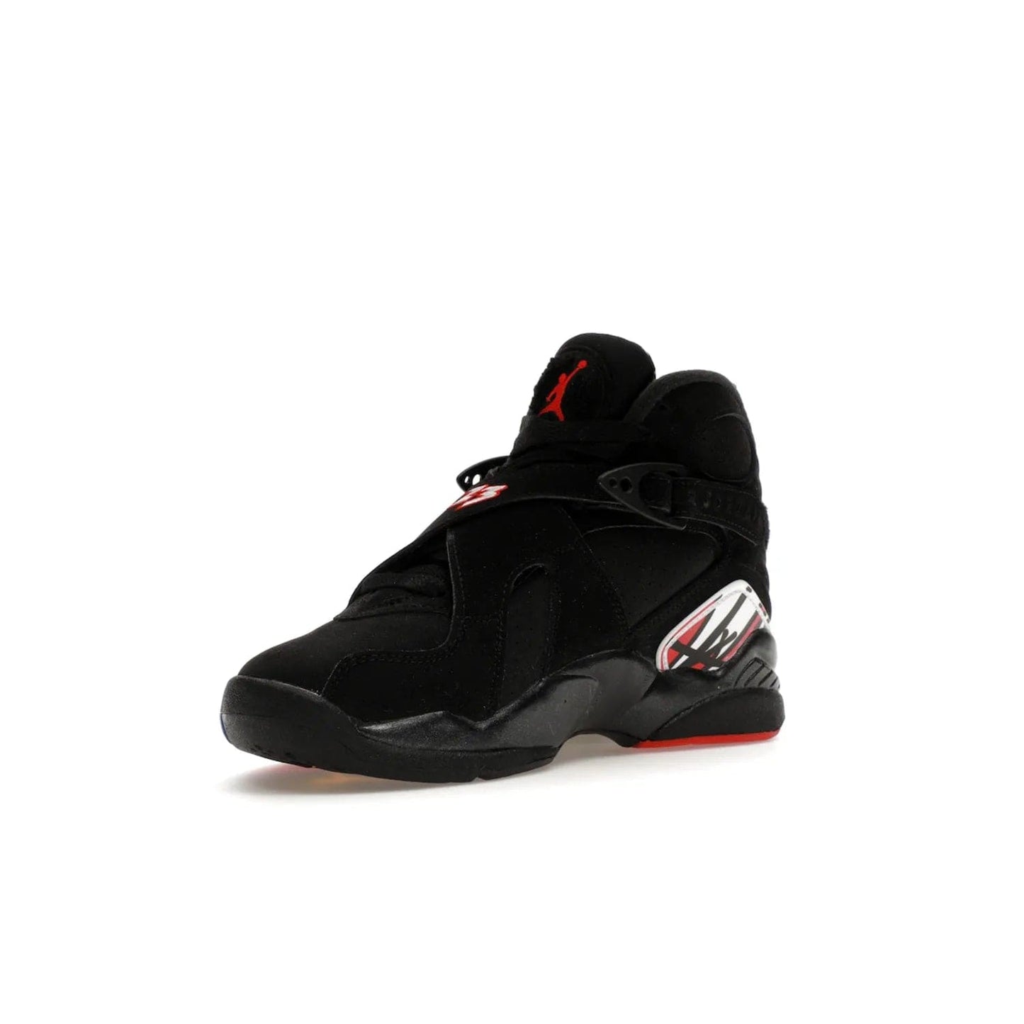 Jordan 8 Retro Playoffs (2023) (GS) - Image 15 - Only at www.BallersClubKickz.com - Sneaker lovers, the new Jordan 8 Retro Playoffs (2023) (GS) features black, true red, and white colors for a modern and eye-catching design. Comfort and style combine for an unforgettable look, releasing in 2023.