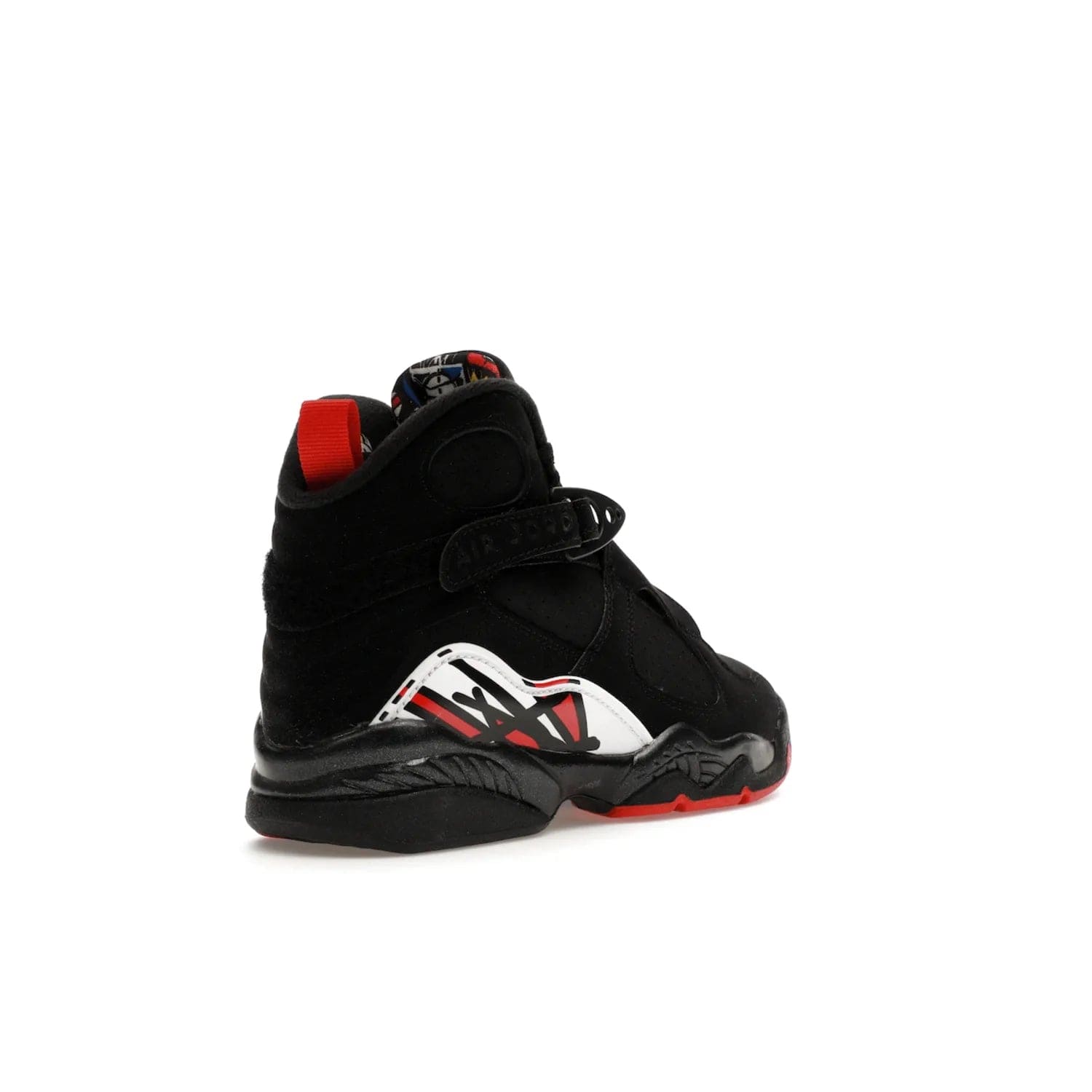 Jordan 8 Retro Playoffs (2023) (GS) - Image 32 - Only at www.BallersClubKickz.com - Sneaker lovers, the new Jordan 8 Retro Playoffs (2023) (GS) features black, true red, and white colors for a modern and eye-catching design. Comfort and style combine for an unforgettable look, releasing in 2023.