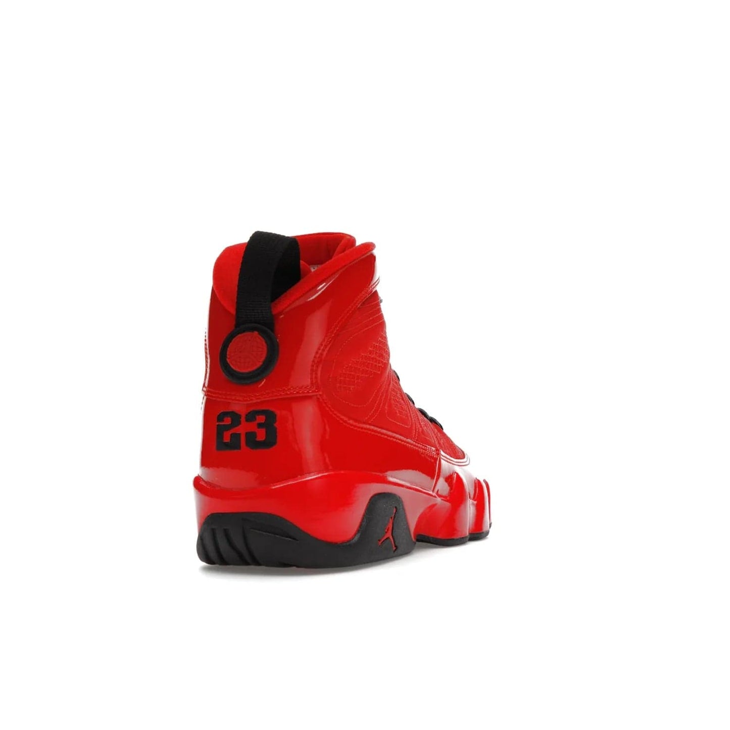 Jordan 9 Retro Chile Red - Image 30 - Only at www.BallersClubKickz.com - Score fashion points with the Air Jordan 9 Retro Chile Red. Durabuck, patent leather and quilted paneling join a muted black sole for a classic look. Get it today!