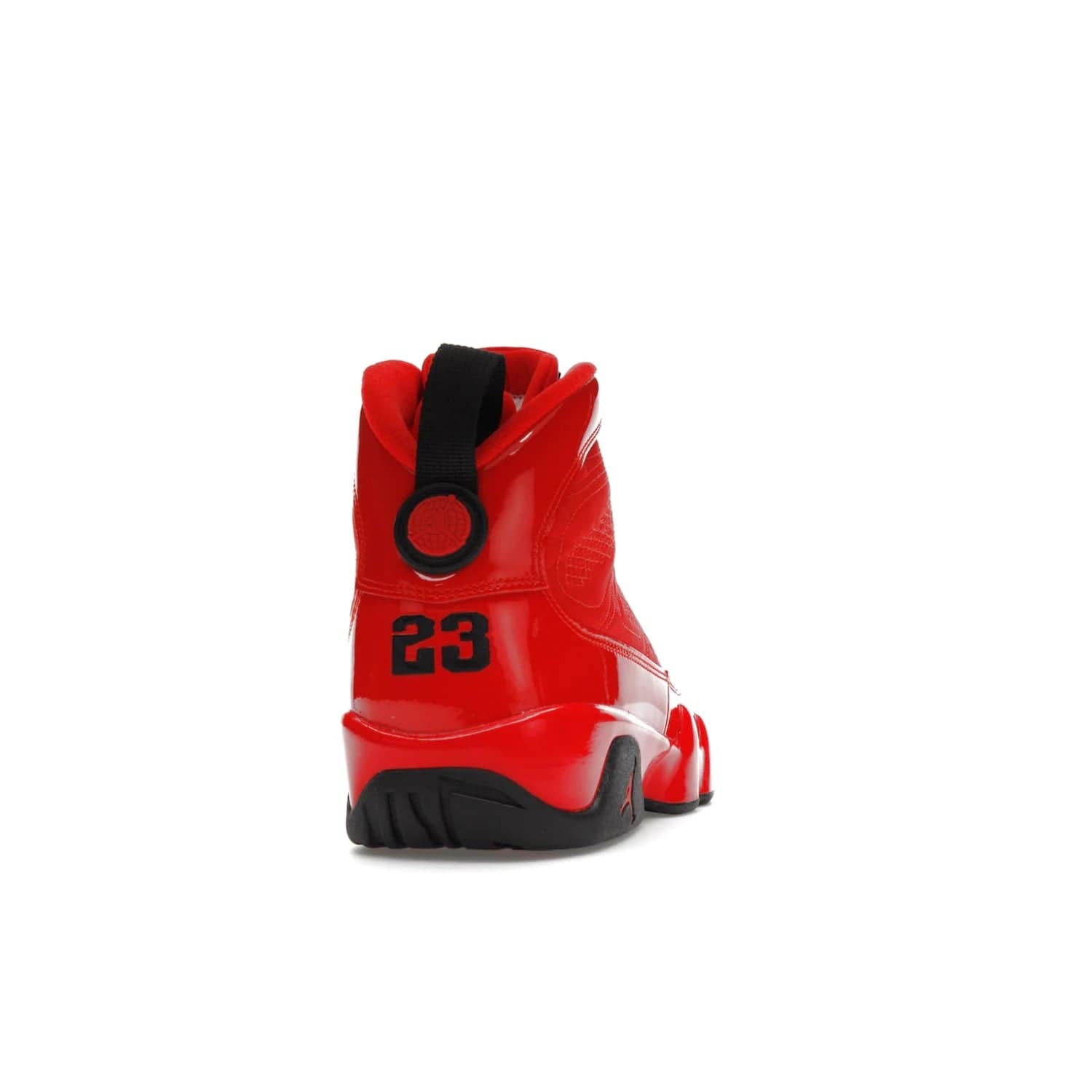 Jordan 9 Retro Chile Red - Image 29 - Only at www.BallersClubKickz.com - Score fashion points with the Air Jordan 9 Retro Chile Red. Durabuck, patent leather and quilted paneling join a muted black sole for a classic look. Get it today!