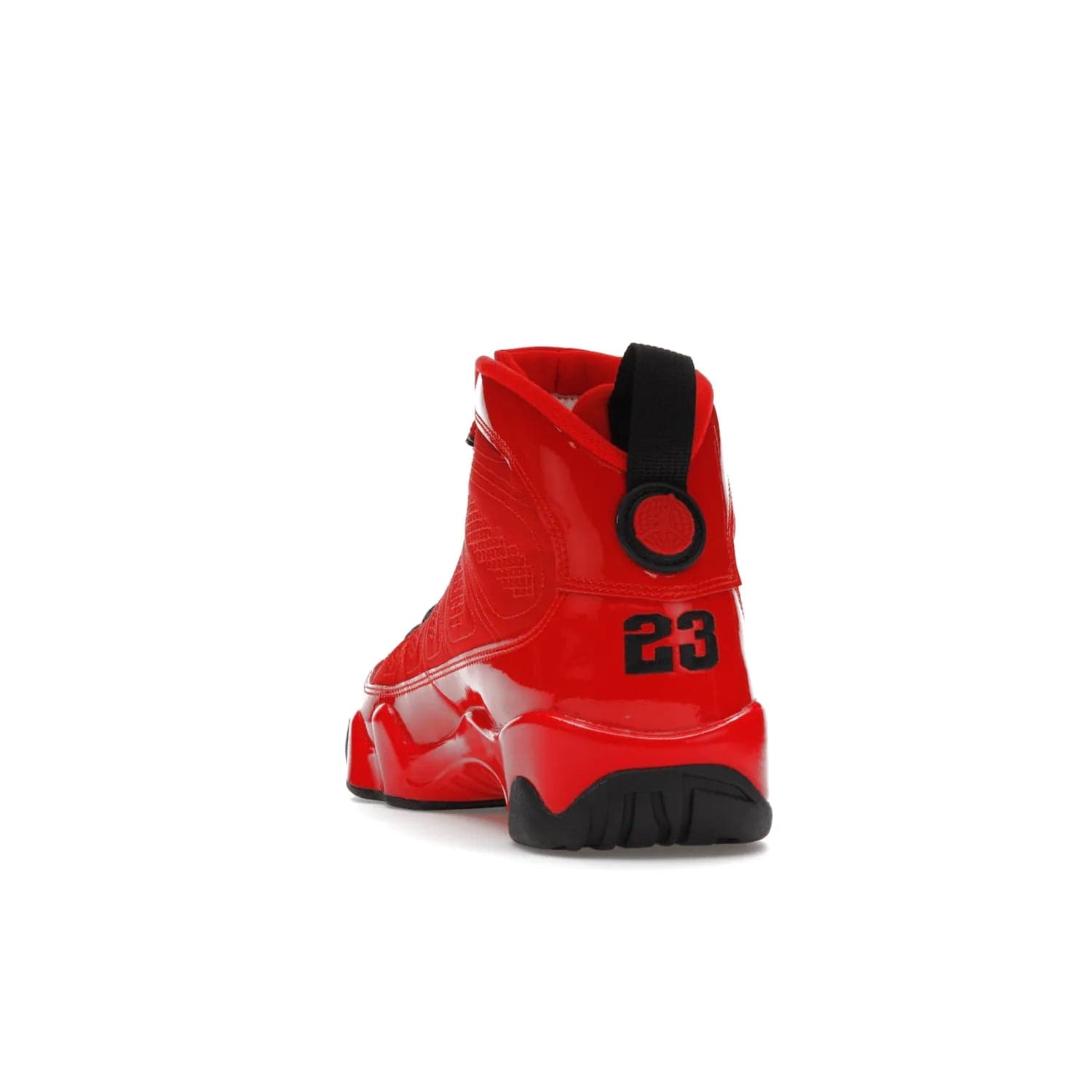 Jordan 9 Retro Chile Red - Image 26 - Only at www.BallersClubKickz.com - Score fashion points with the Air Jordan 9 Retro Chile Red. Durabuck, patent leather and quilted paneling join a muted black sole for a classic look. Get it today!