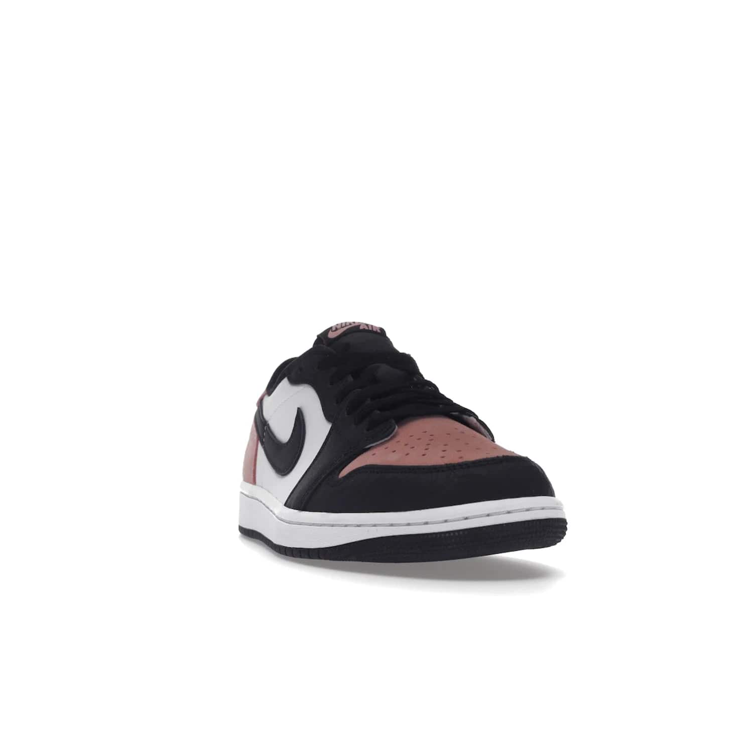 Jordan 1 Low OG Bleached Coral - Image 8 - Only at www.BallersClubKickz.com - Introducing the Air Jordan 1 Low OG Bleached Coral. Constructed with white leather, black cracked leather & Bleached Coral suede. Signature Jordan Wings logo, white Air sole. Get the pack in July 2022 and stand out.