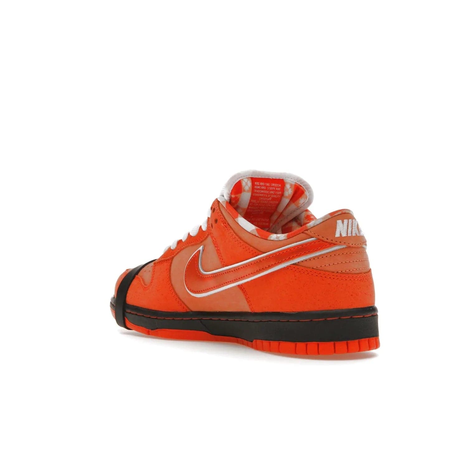 Nike SB Dunk Low Concepts Orange Lobster - Image 24 - Only at www.BallersClubKickz.com - Make a statement with the Nike SB Dunk Low Concepts Orange Lobster. Variety of orange hues, nubuck upper, bib-inspired lining & rubber outsole create bold look & comfortable blend of style. Available December 20th, 2022.