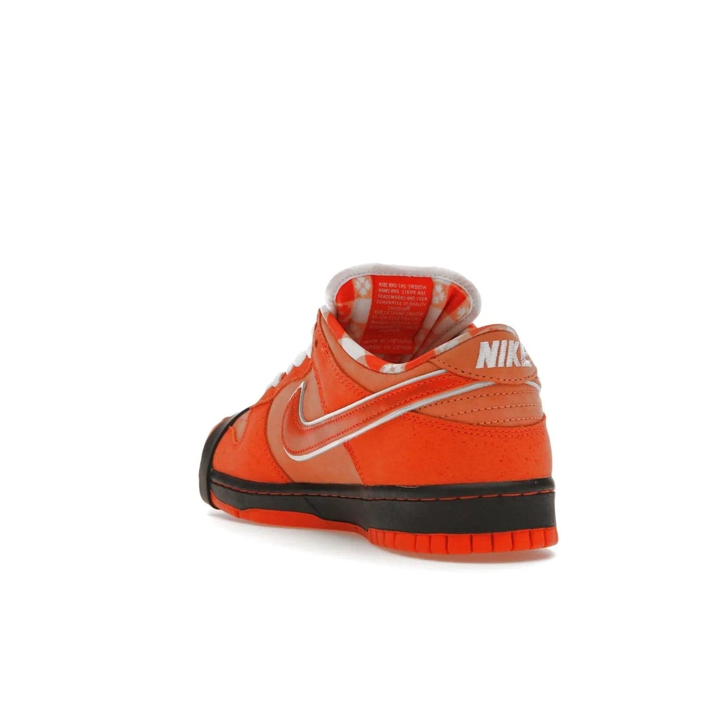 Nike SB Dunk Low Concepts Orange Lobster - Image 25 - Only at www.BallersClubKickz.com - Make a statement with the Nike SB Dunk Low Concepts Orange Lobster. Variety of orange hues, nubuck upper, bib-inspired lining & rubber outsole create bold look & comfortable blend of style. Available December 20th, 2022.