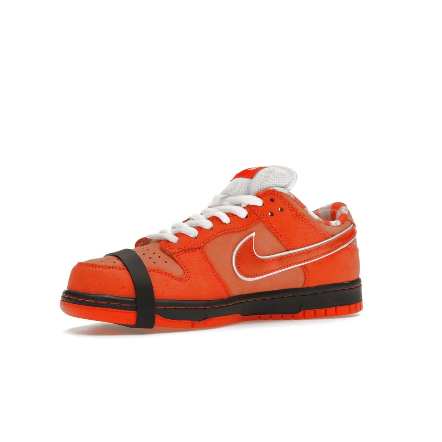 Nike SB Dunk Low Concepts Orange Lobster - Image 16 - Only at www.BallersClubKickz.com - Make a statement with the Nike SB Dunk Low Concepts Orange Lobster. Variety of orange hues, nubuck upper, bib-inspired lining & rubber outsole create bold look & comfortable blend of style. Available December 20th, 2022.