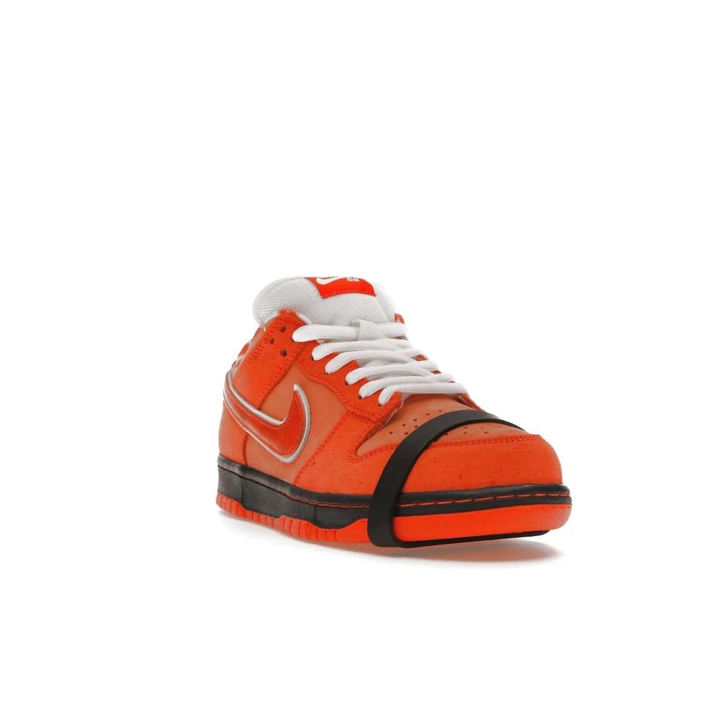 Nike SB Dunk Low Concepts Orange Lobster - Image 7 - Only at www.BallersClubKickz.com - Make a statement with the Nike SB Dunk Low Concepts Orange Lobster. Variety of orange hues, nubuck upper, bib-inspired lining & rubber outsole create bold look & comfortable blend of style. Available December 20th, 2022.