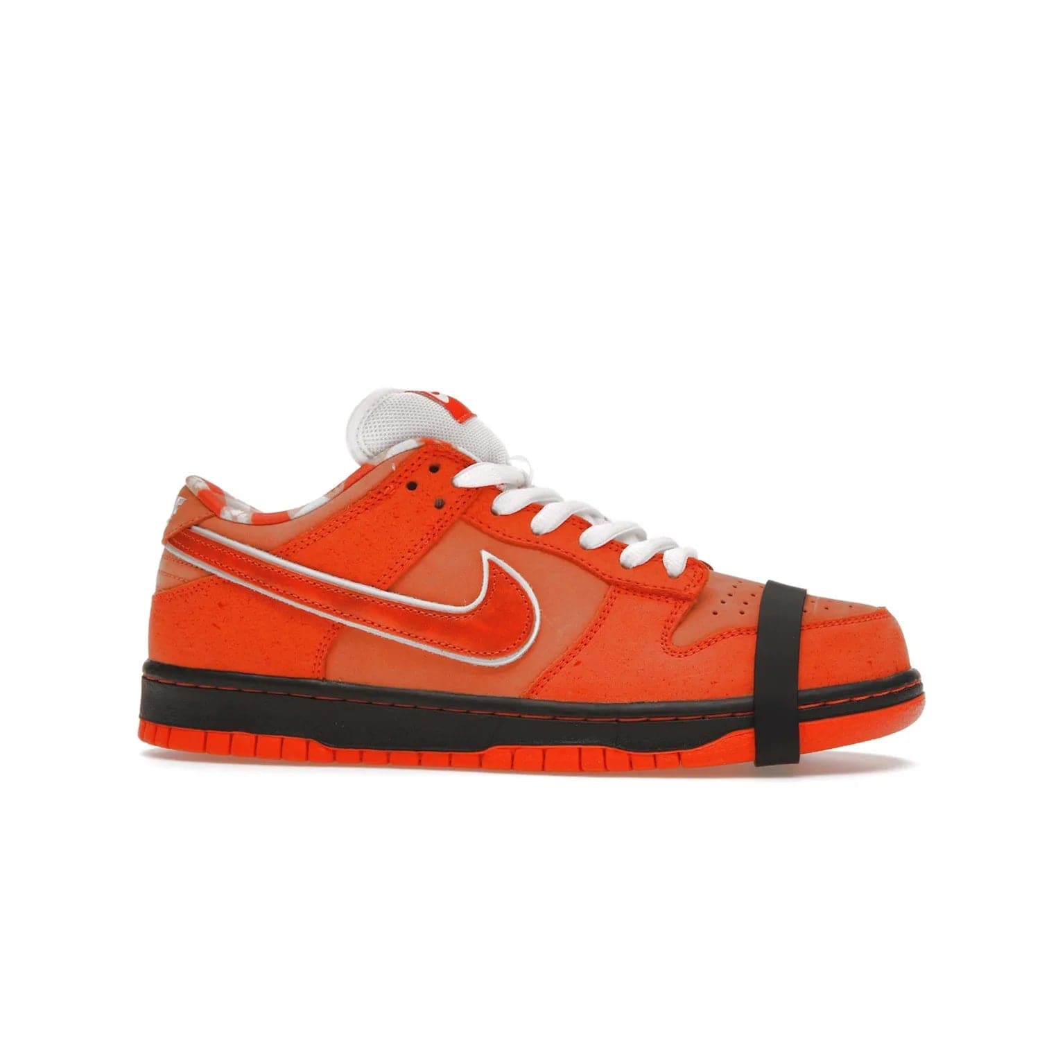 Nike SB Dunk Low Concepts Orange Lobster - Image 2 - Only at www.BallersClubKickz.com - Make a statement with the Nike SB Dunk Low Concepts Orange Lobster. Variety of orange hues, nubuck upper, bib-inspired lining & rubber outsole create bold look & comfortable blend of style. Available December 20th, 2022.