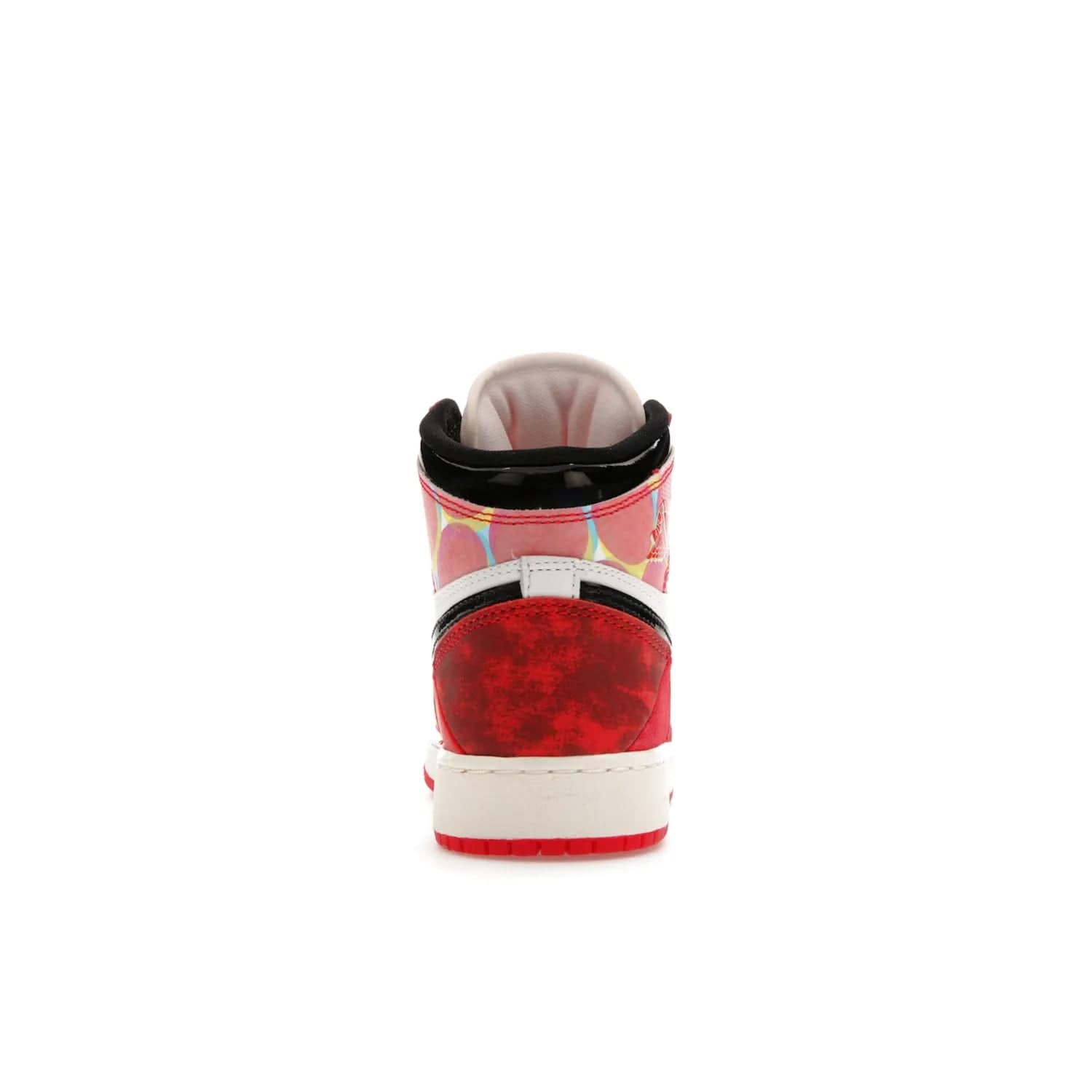 Jordan 1 High OG Spider-Man Across the Spider-Verse (GS) - Image 28 - Only at www.BallersClubKickz.com - Iconic basketball style Jordan 1 High OG Spider-Man Across the Spider-Verse hits the streets May 20th. University Red, Black, and White colorblocking and sleek design will make this shoe a must-have.