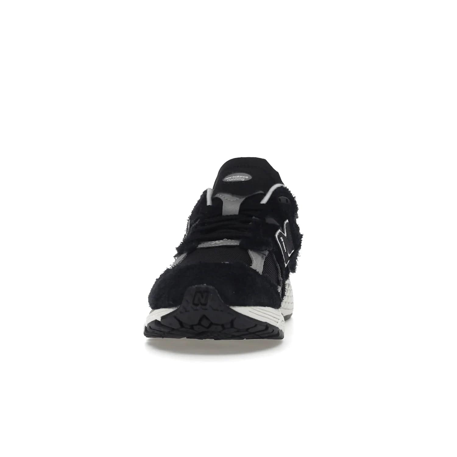 New Balance 2002R Protection Pack Black Grey - Image 11 - Only at www.BallersClubKickz.com - Look stylish in the New Balance 2002R Protection Pack Black Grey. Uppers constructed from premium materials like mesh and synthetic overlays. Iconic "N" emblem appears in white and black. ABZORB midsole for shock absorption and responsiveness. Black outsole for grip and traction. Lacing system offers customized fit and cushioned tongue and collar offer comfort and stability. Step up your style with this must-hav