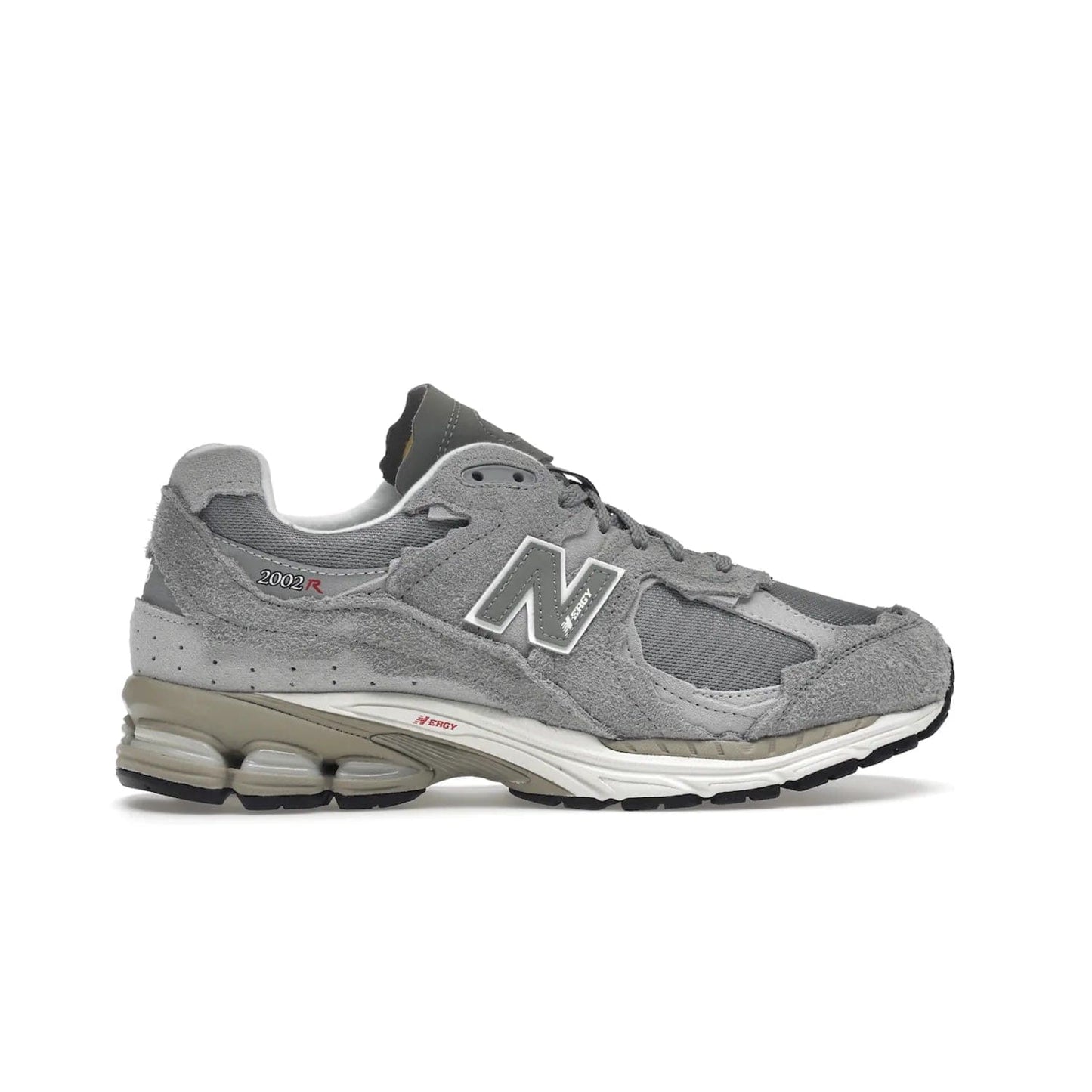 New Balance 2002R Protection Pack Grey - Image 36 - Only at www.BallersClubKickz.com - The New Balance 2002R Protection Pack Grey provides superior protection and all-day comfort. It features a blend of synthetic and mesh materials, foam midsole, rubber outsole, and a toe cap and heel counter. Show off the classic "N" logo and "2002R" lettering. Get a pair on February 14, 2023 for protection and style.