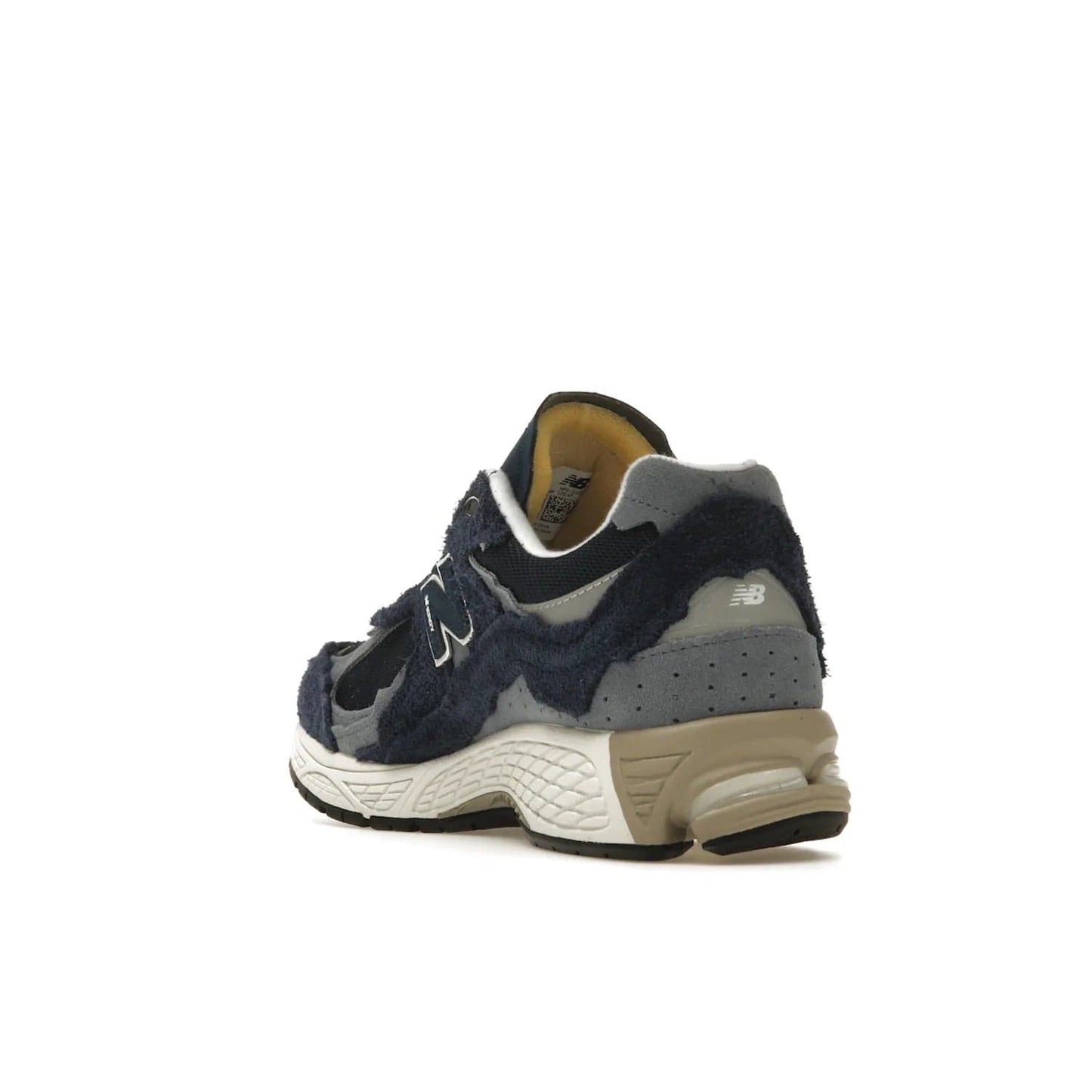 New Balance 2002R Protection Pack Navy Grey - Image 25 - Only at www.BallersClubKickz.com - Get the New Balance 2002R Protection Pack Navy Grey for a statement look. Crafted by Yue Wu, this sneaker features a mesh base, navy suede overlays, and a white and earth midsole. Released Feb 14, 2023.
