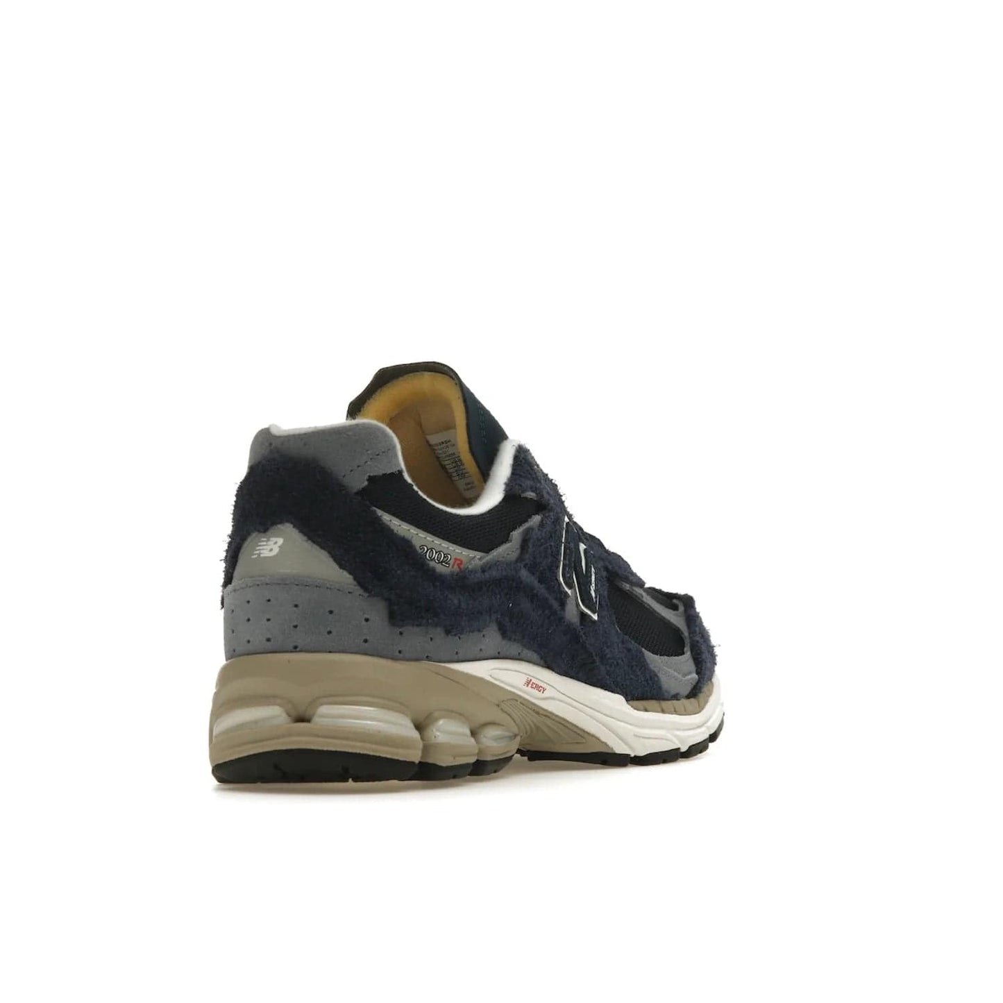 New Balance 2002R Protection Pack Navy Grey - Image 31 - Only at www.BallersClubKickz.com - Get the New Balance 2002R Protection Pack Navy Grey for a statement look. Crafted by Yue Wu, this sneaker features a mesh base, navy suede overlays, and a white and earth midsole. Released Feb 14, 2023.