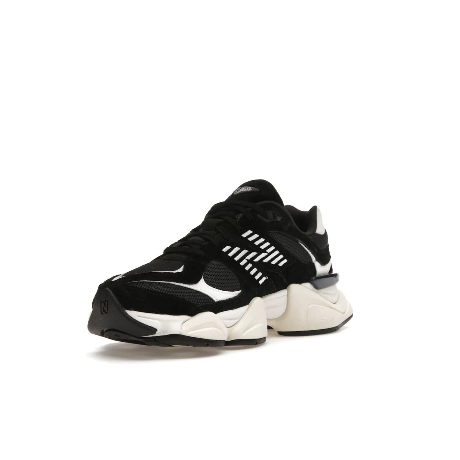 New Balance 9060 Black White - Image 14 - Only at www.BallersClubKickz.com - New Balance 9060 Black White: a sleek black upper with white and black accents, ABZORB cushioning, and improved traction and stability. Get your pair now for just $150.