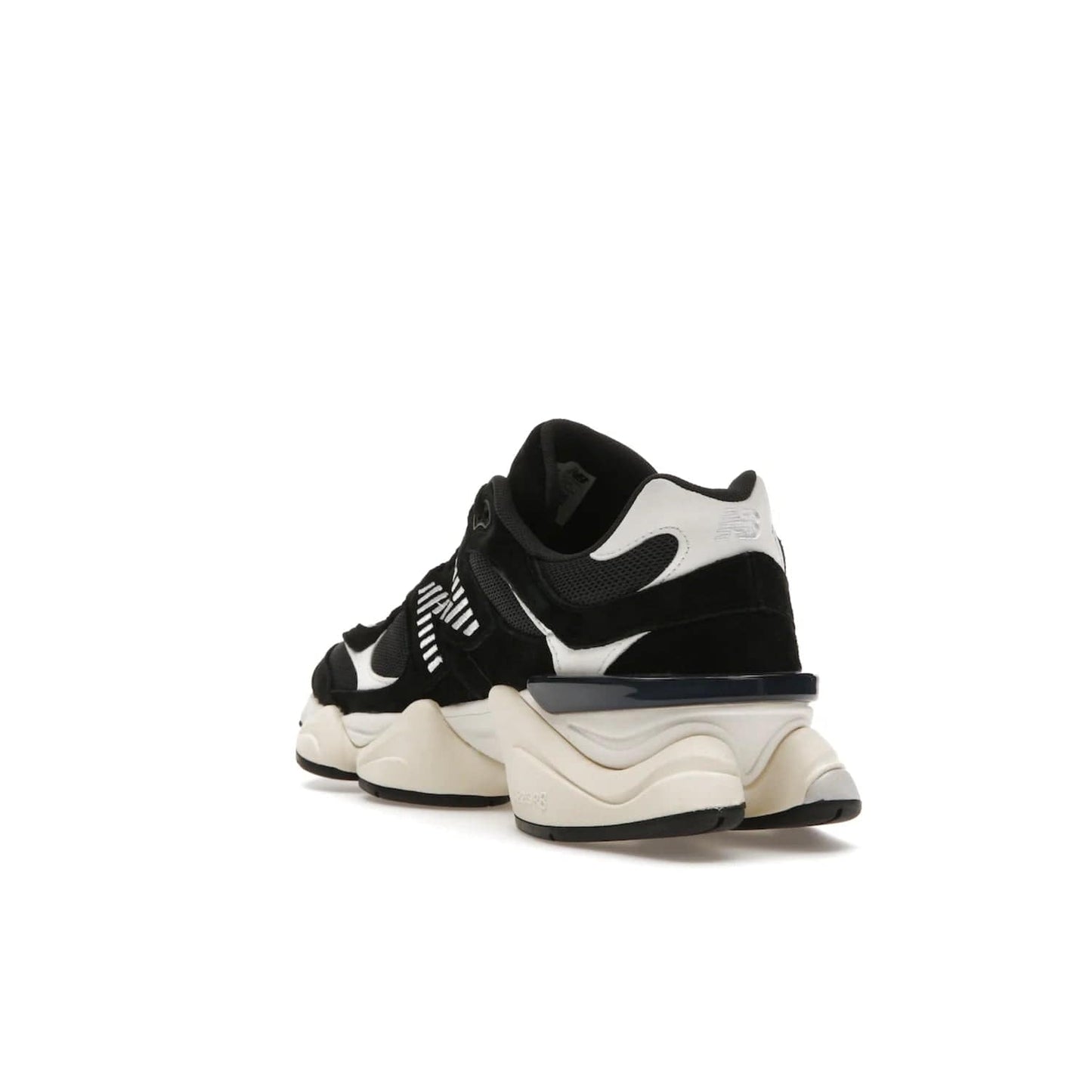 New Balance 9060 Black White - Image 25 - Only at www.BallersClubKickz.com - New Balance 9060 Black White: a sleek black upper with white and black accents, ABZORB cushioning, and improved traction and stability. Get your pair now for just $150.