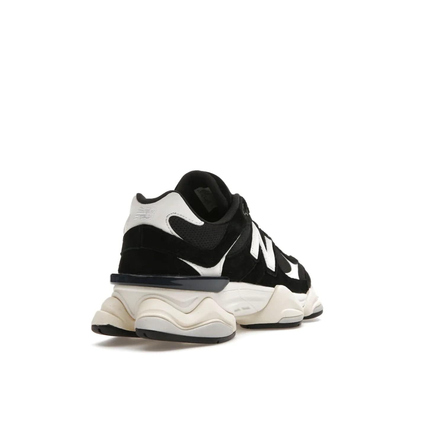 New Balance 9060 Black White - Image 31 - Only at www.BallersClubKickz.com - New Balance 9060 Black White: a sleek black upper with white and black accents, ABZORB cushioning, and improved traction and stability. Get your pair now for just $150.