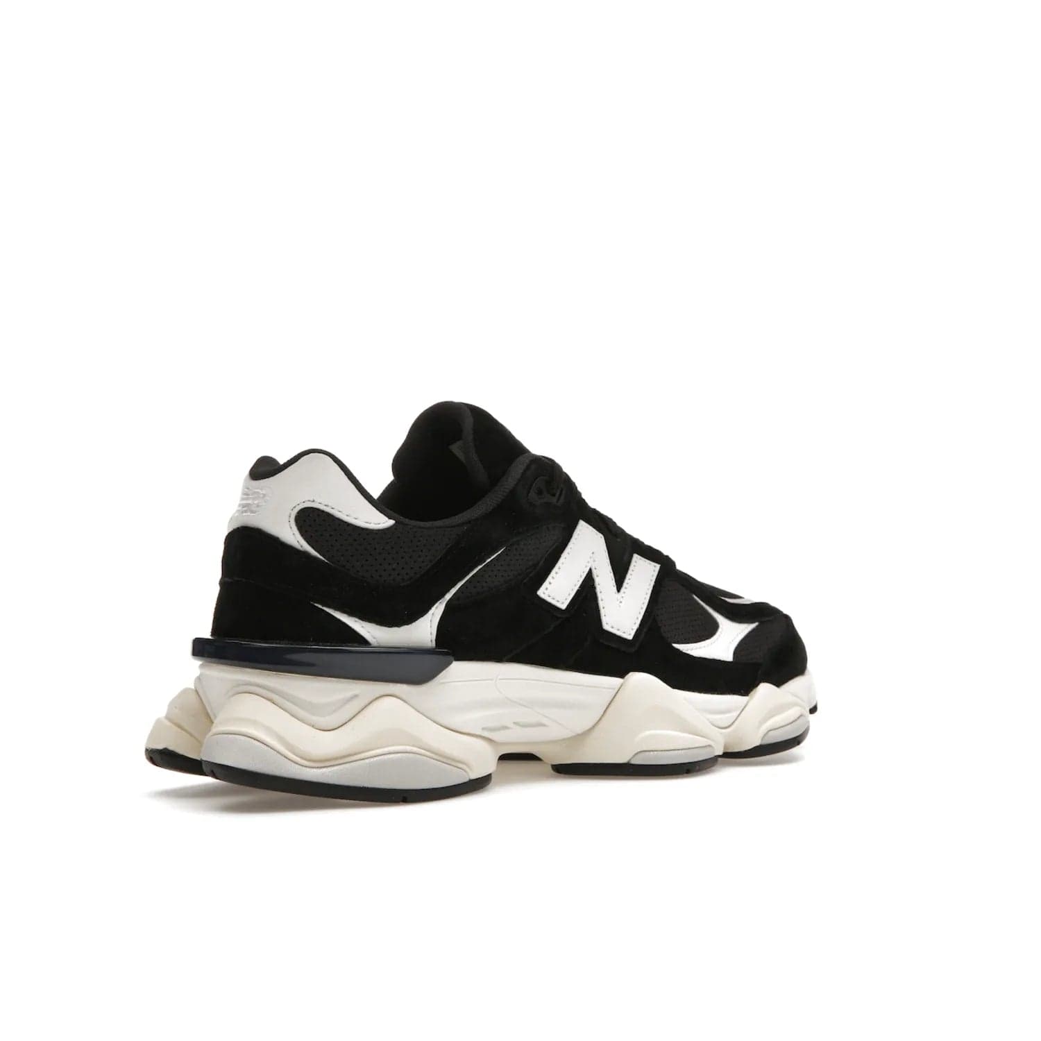 New Balance 9060 Black White - Image 33 - Only at www.BallersClubKickz.com - New Balance 9060 Black White: a sleek black upper with white and black accents, ABZORB cushioning, and improved traction and stability. Get your pair now for just $150.