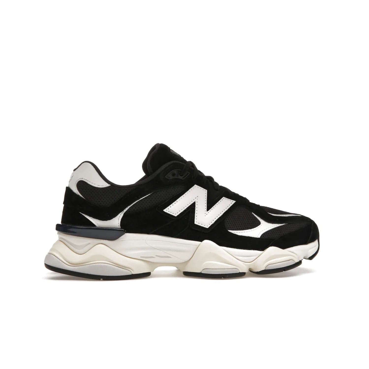 New Balance 9060 Black White - Image 36 - Only at www.BallersClubKickz.com - New Balance 9060 Black White: a sleek black upper with white and black accents, ABZORB cushioning, and improved traction and stability. Get your pair now for just $150.