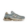 New Balance 9060 Blue Haze - Image 1 - Only at www.BallersClubKickz.com - The New Balance 9060 Blue Haze combines blue haze and beige colors to create a classic silhouette. Breathable upper, EVA and rubber midsole, rubber outsole, and "N" branding complete the design. Released February 3, 2023.