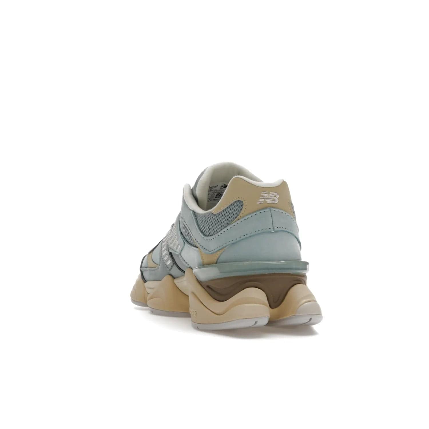 New Balance 9060 Blue Haze - Image 26 - Only at www.BallersClubKickz.com - The New Balance 9060 Blue Haze combines blue haze and beige colors to create a classic silhouette. Breathable upper, EVA and rubber midsole, rubber outsole, and "N" branding complete the design. Released February 3, 2023.