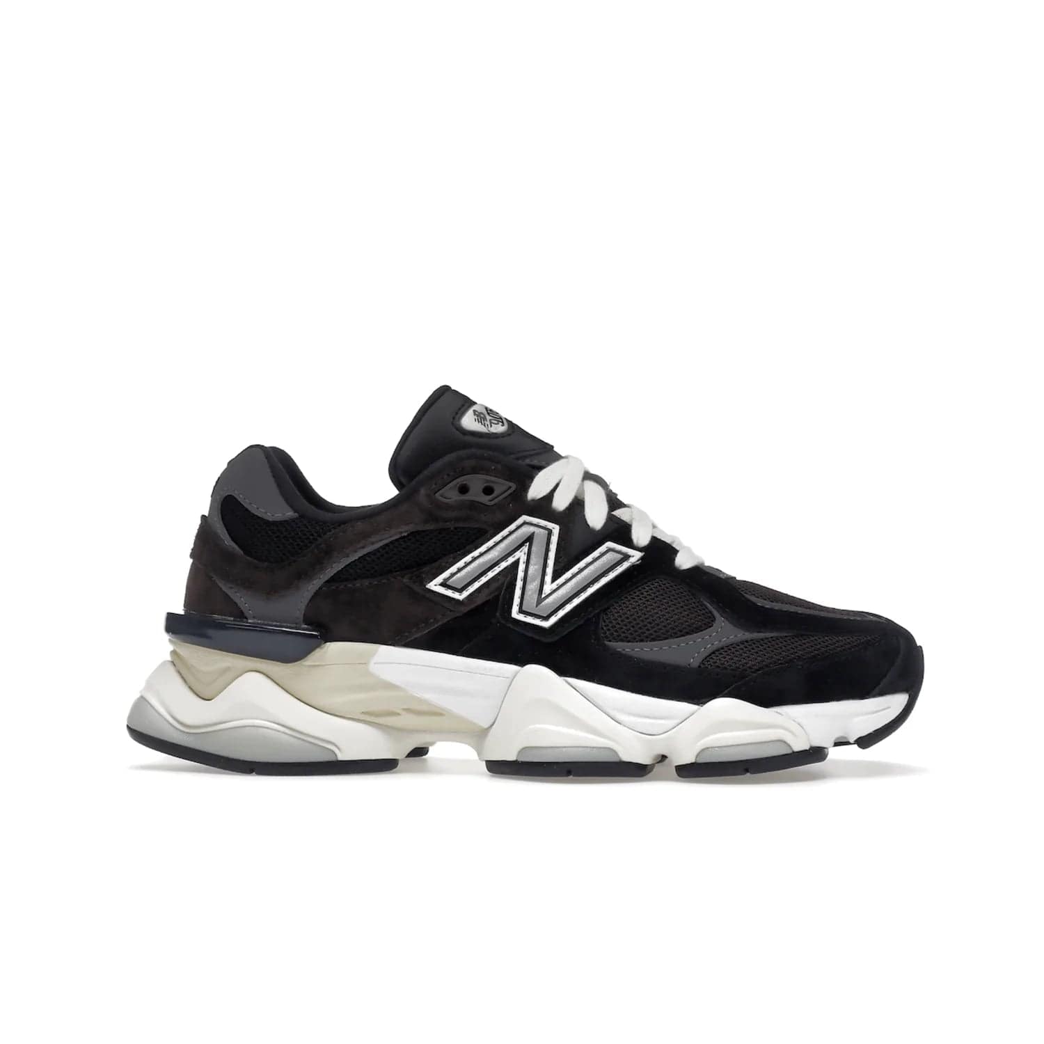 New Balance 9060 Brown Black - Image 2 - Only at www.BallersClubKickz.com - The New Balance 9060 Brown Black features a stylish, breathable mesh upper, REVlite midsole for cushioning, and ABZORB midsole technology for impact protection. Available August 13, 2022.