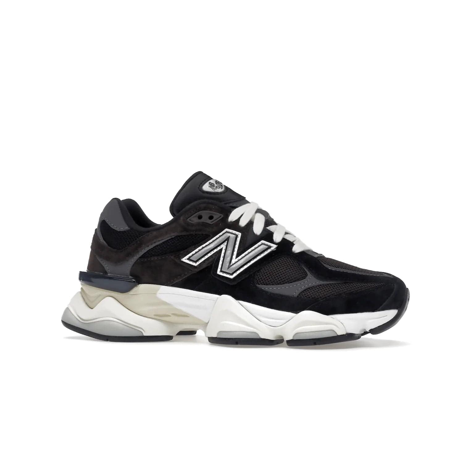 New Balance 9060 Brown Black - Image 3 - Only at www.BallersClubKickz.com - The New Balance 9060 Brown Black features a stylish, breathable mesh upper, REVlite midsole for cushioning, and ABZORB midsole technology for impact protection. Available August 13, 2022.