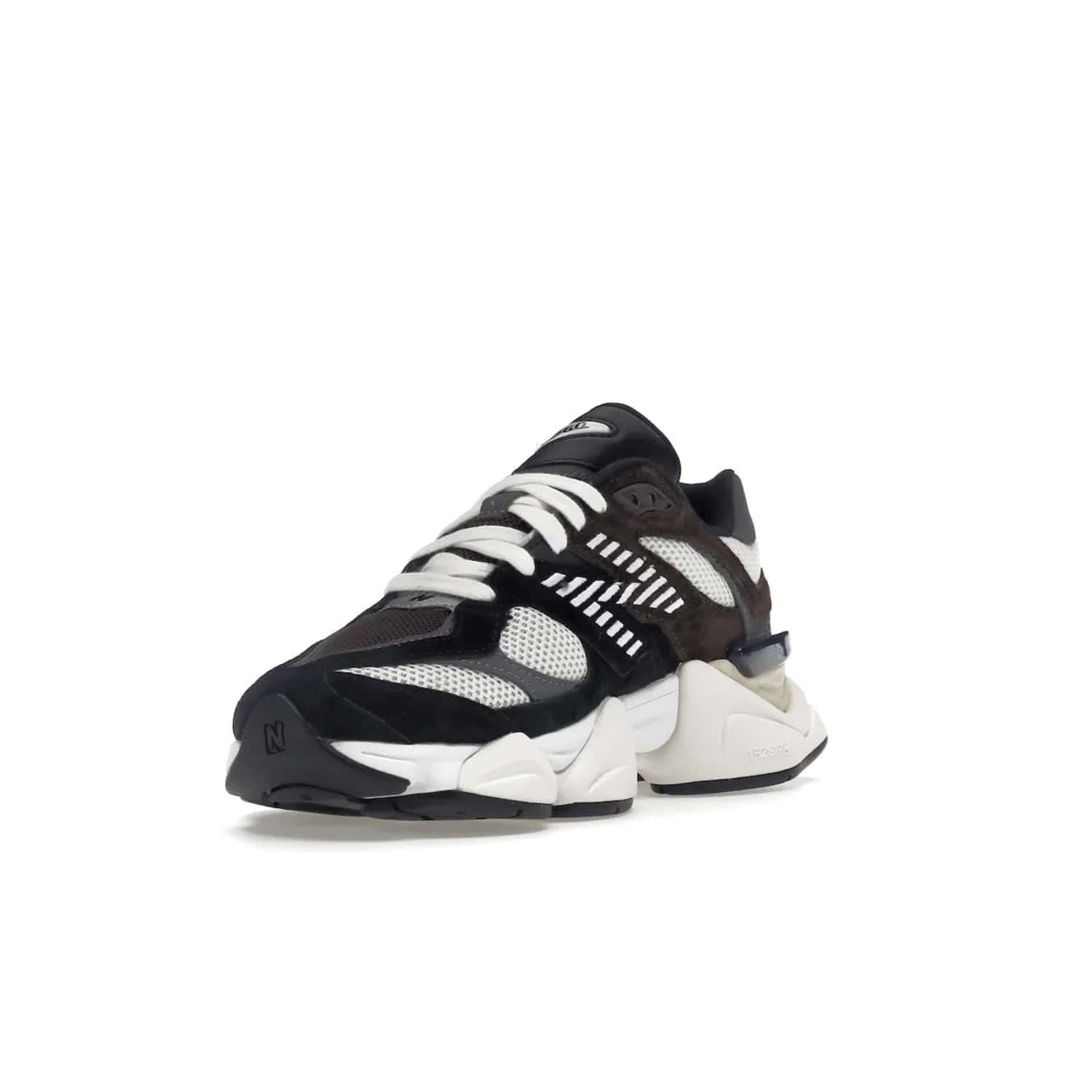 New Balance 9060 Brown Black - Image 14 - Only at www.BallersClubKickz.com - The New Balance 9060 Brown Black features a stylish, breathable mesh upper, REVlite midsole for cushioning, and ABZORB midsole technology for impact protection. Available August 13, 2022.