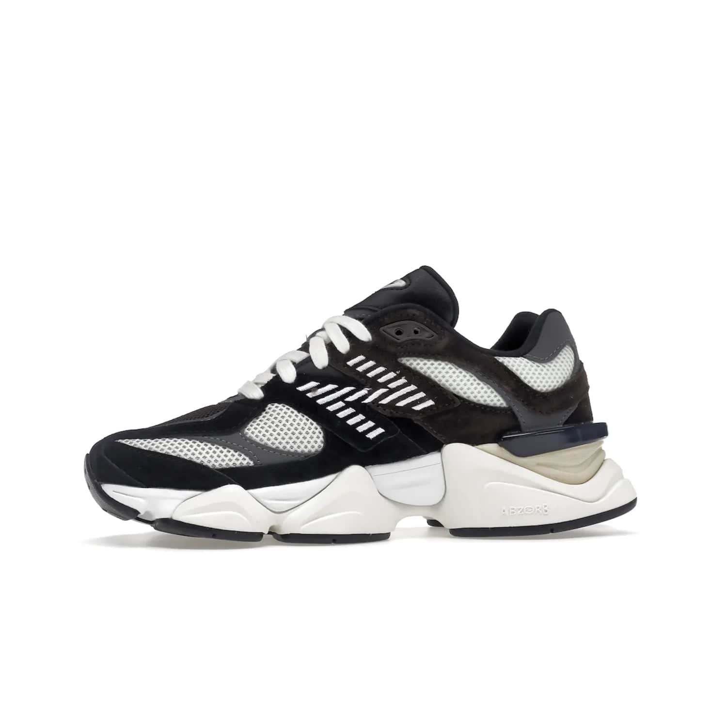 New Balance 9060 Brown Black - Image 18 - Only at www.BallersClubKickz.com - The New Balance 9060 Brown Black features a stylish, breathable mesh upper, REVlite midsole for cushioning, and ABZORB midsole technology for impact protection. Available August 13, 2022.