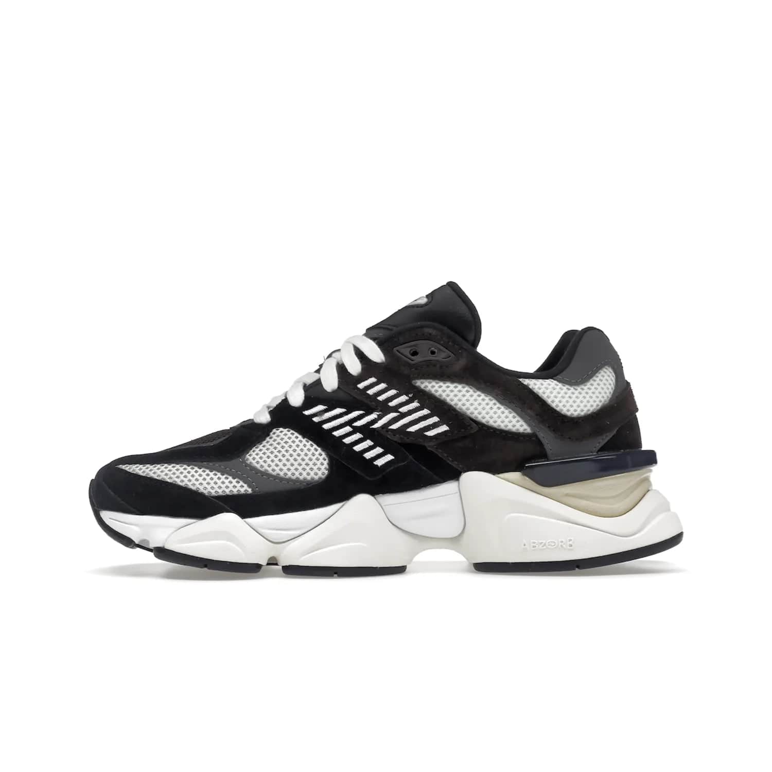 New Balance 9060 Brown Black - Image 19 - Only at www.BallersClubKickz.com - The New Balance 9060 Brown Black features a stylish, breathable mesh upper, REVlite midsole for cushioning, and ABZORB midsole technology for impact protection. Available August 13, 2022.