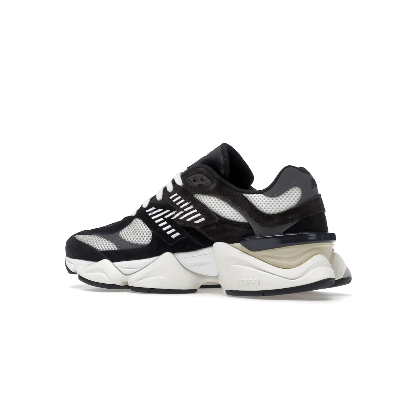 New Balance 9060 Brown Black - Image 22 - Only at www.BallersClubKickz.com - The New Balance 9060 Brown Black features a stylish, breathable mesh upper, REVlite midsole for cushioning, and ABZORB midsole technology for impact protection. Available August 13, 2022.
