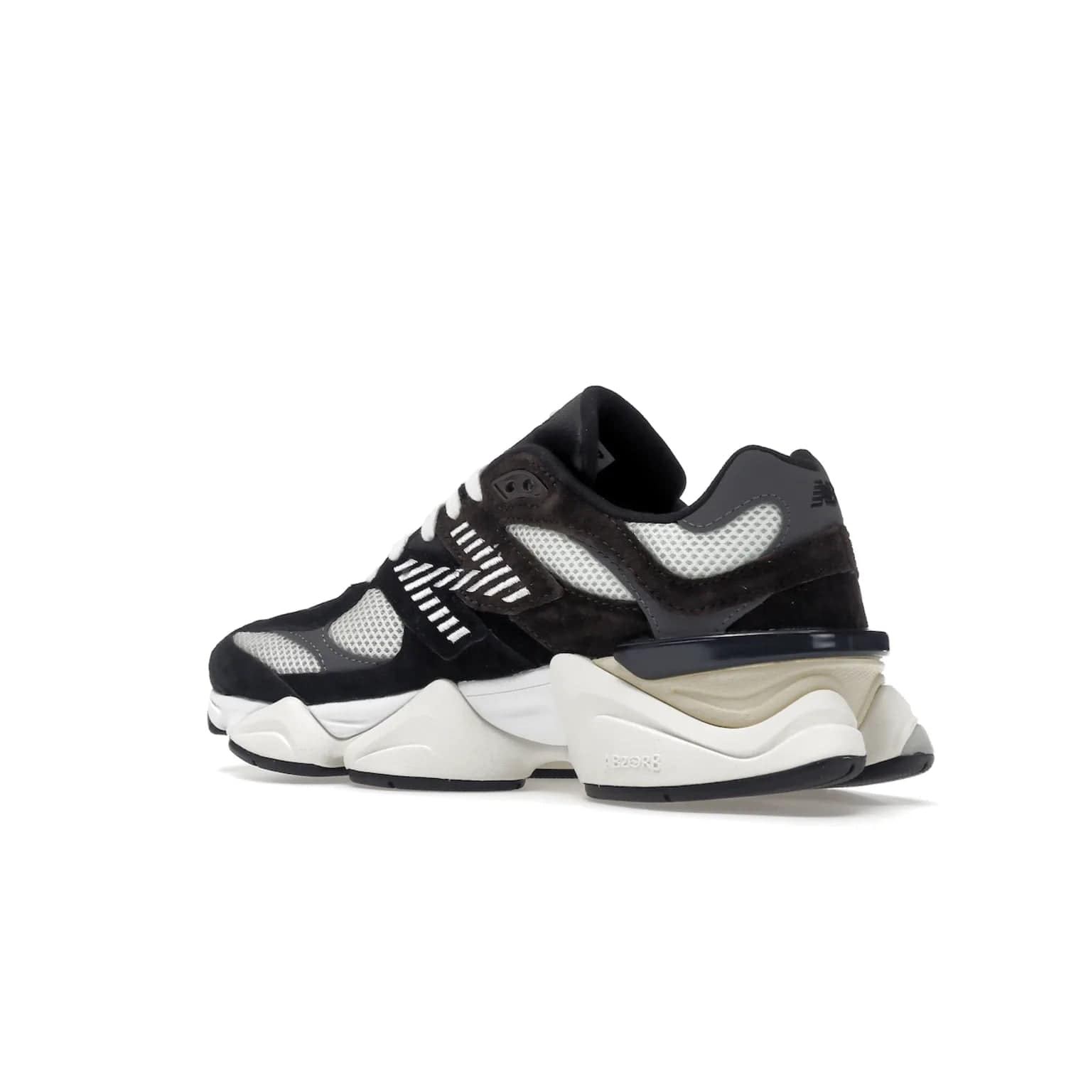 New Balance 9060 Brown Black - Image 23 - Only at www.BallersClubKickz.com - The New Balance 9060 Brown Black features a stylish, breathable mesh upper, REVlite midsole for cushioning, and ABZORB midsole technology for impact protection. Available August 13, 2022.
