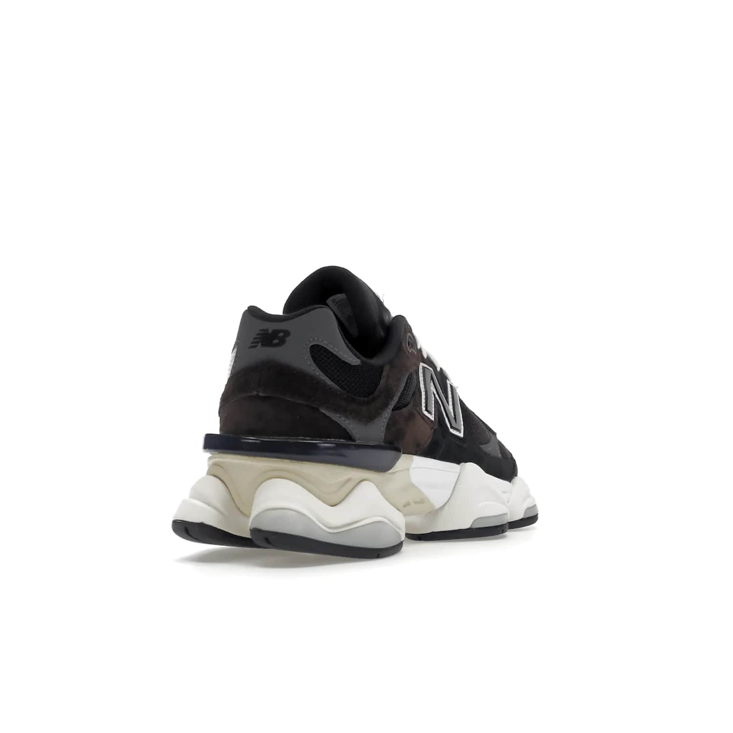New Balance 9060 Brown Black - Image 31 - Only at www.BallersClubKickz.com - The New Balance 9060 Brown Black features a stylish, breathable mesh upper, REVlite midsole for cushioning, and ABZORB midsole technology for impact protection. Available August 13, 2022.